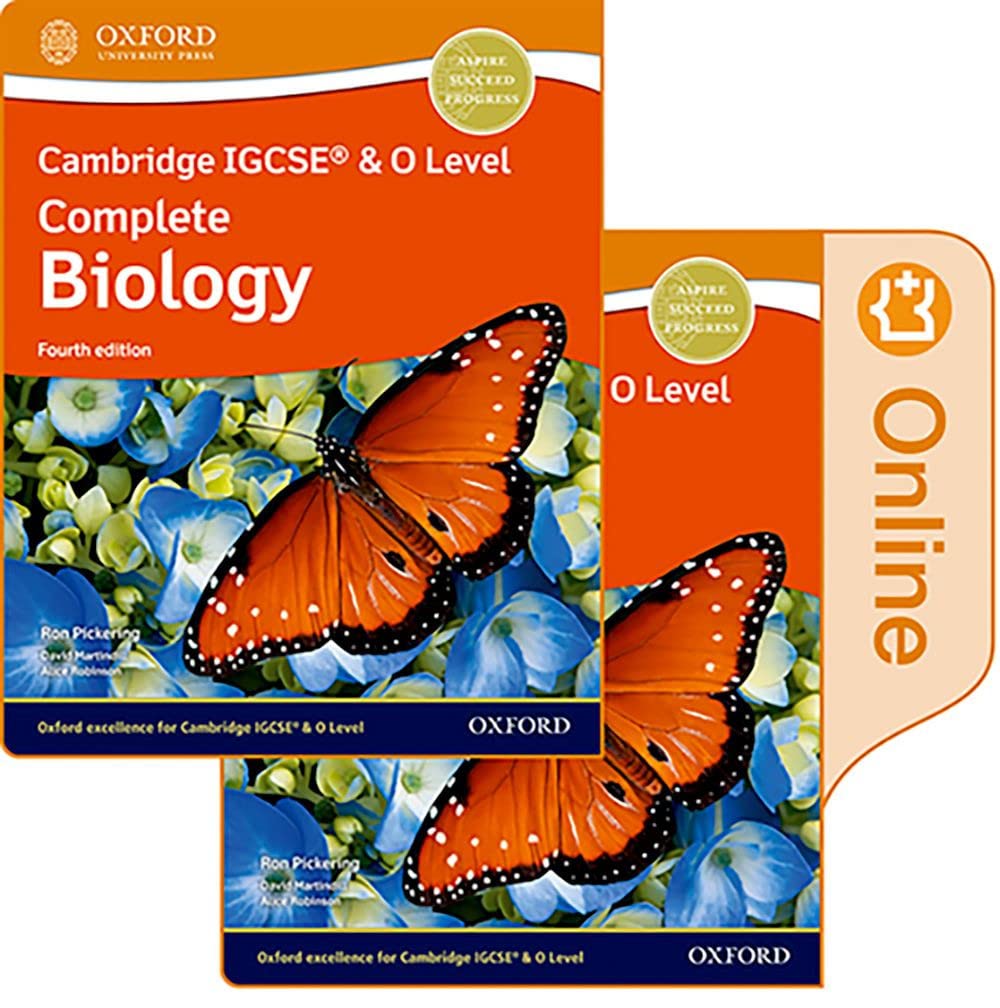 NEW Cambridge IGCSE & O Level Complete Biology: Print & Enhanced Online Student Book Pack (Fourth Edition) (CAIE complete biology science) Professional & Reference Books