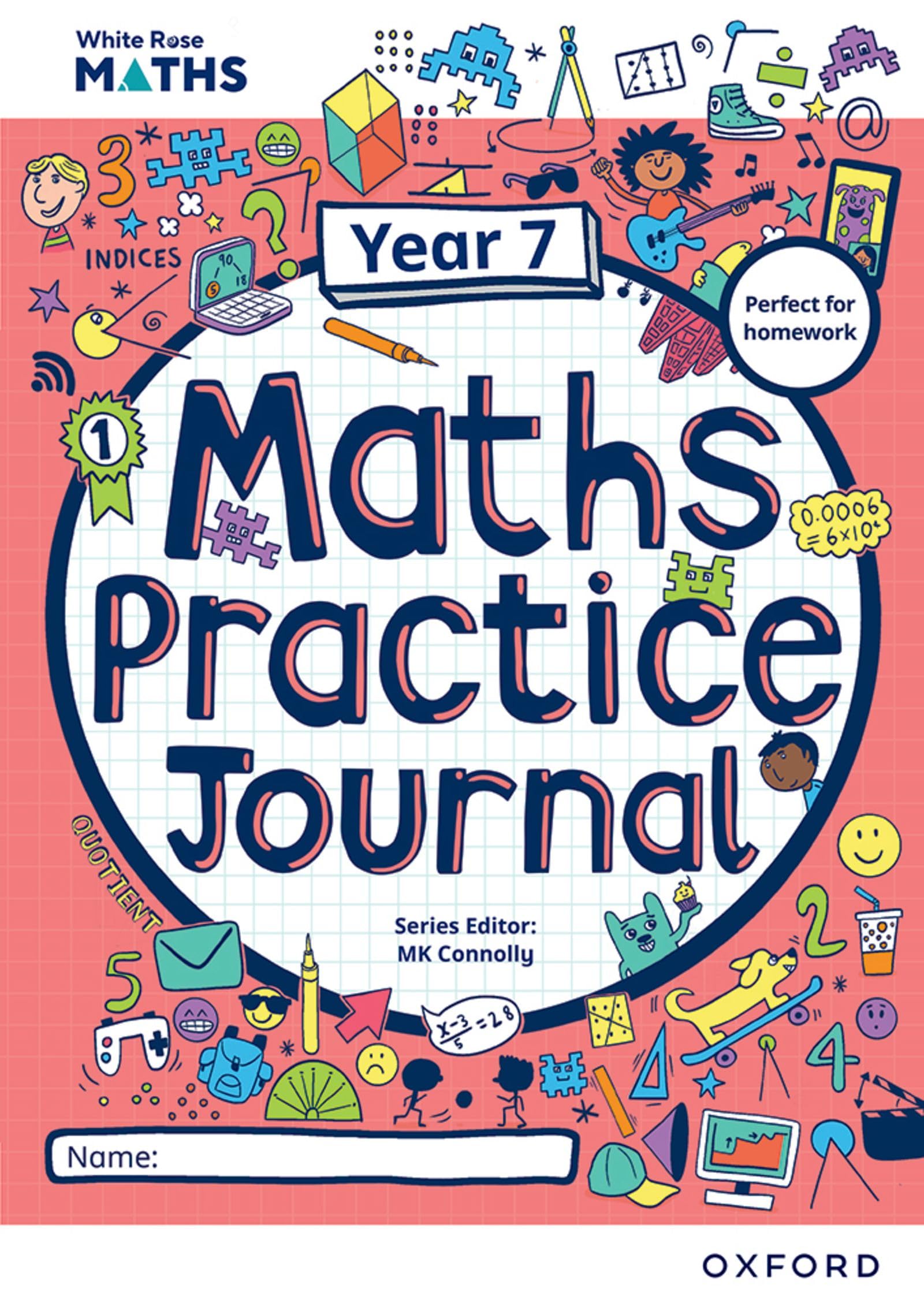 Product Image: White Rose Maths Practice Journals Year 7 Workbook: Single Copy