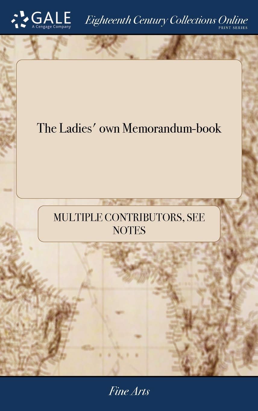 The Ladies' Own Memorandum-Book: Or, Dai Film, Art & Culture