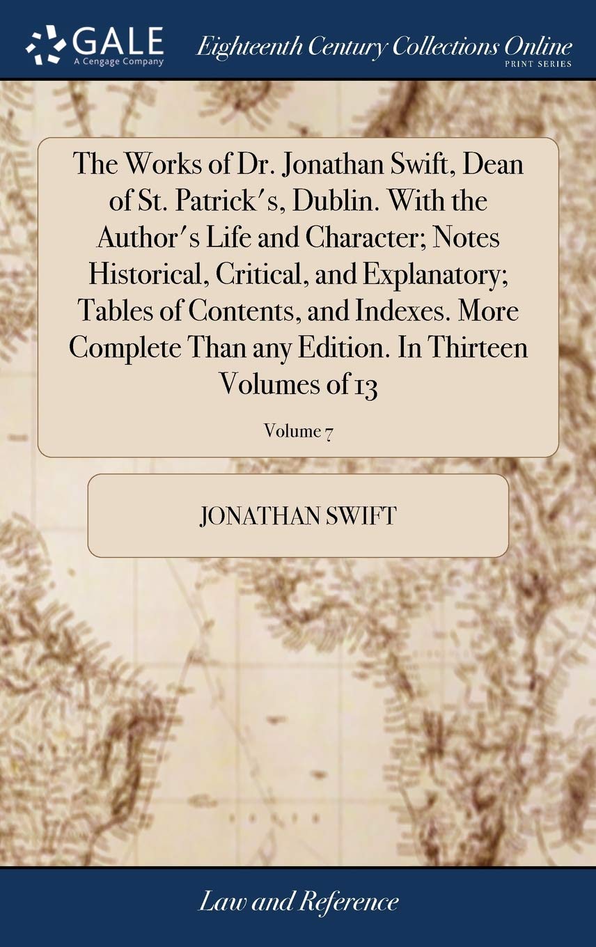 The Works of Dr. Jonathan Swift, Dean of Law
