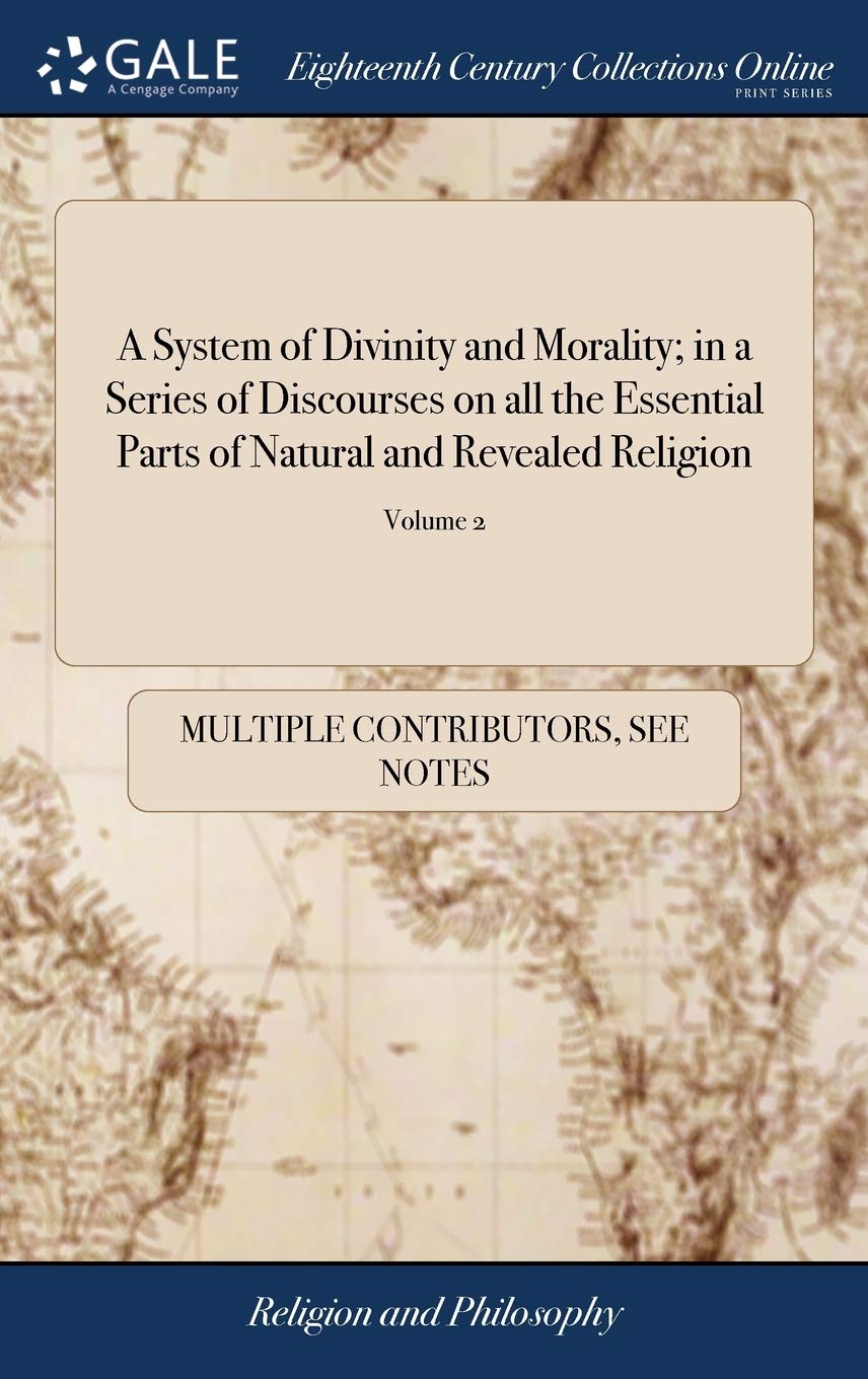 Product Image: A System of Divinity and Morality; in a