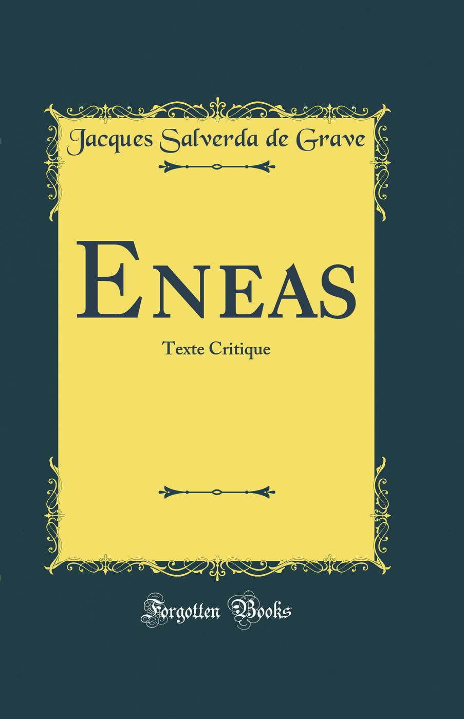 Eneas: Texte Critique (Classic Reprint) Poetry