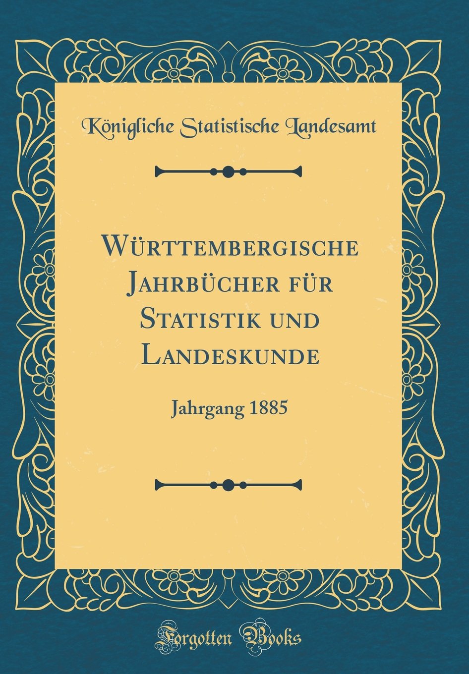 Württembergische Jahrbücher für Statistik und Landeskunde: Jahrgang 1885 (Classic Reprint) Cooking & Enjoying
