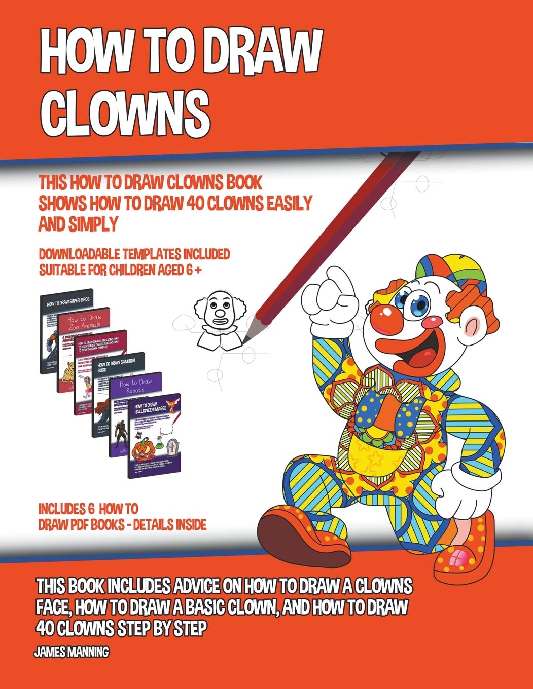 How to Draw Clowns (This How to Draw Clowns Book Shows How to Draw 40 Clowns Easily and Simply) Non-fiction