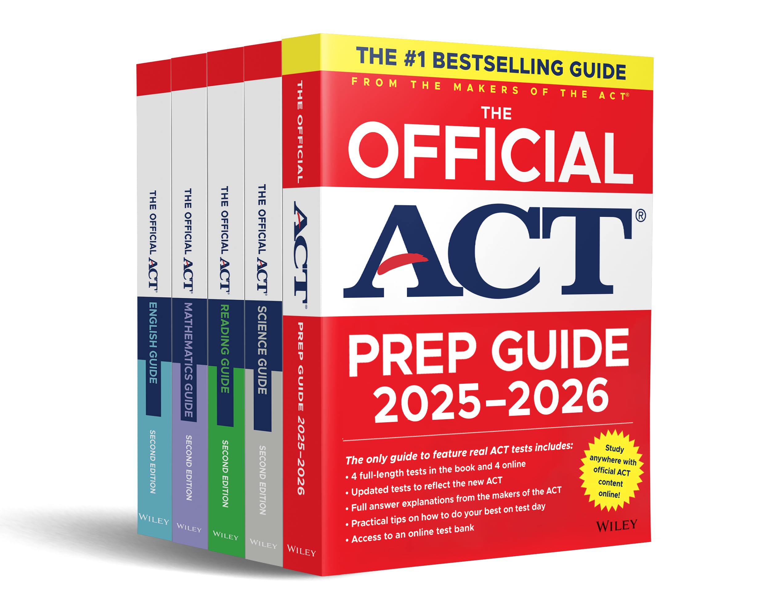 The Official ACT Prep & Subject Guides 2025-2026 Complete Set (Official Act Prep Guides) Learning & Reference