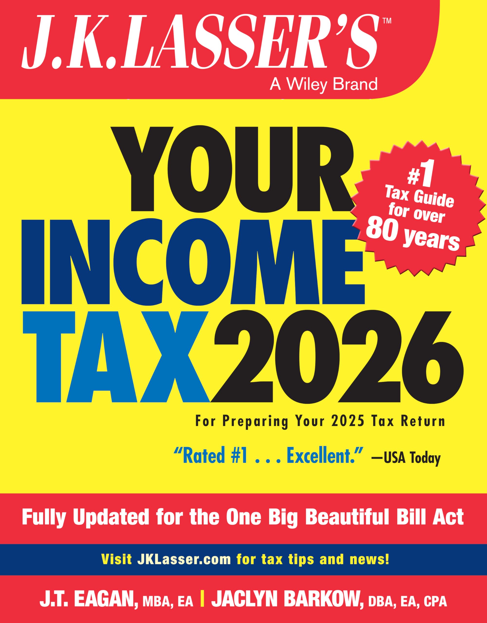 J.K. Lasser's Your Income Tax 2026: For Preparing Your 2025 Tax Return Law