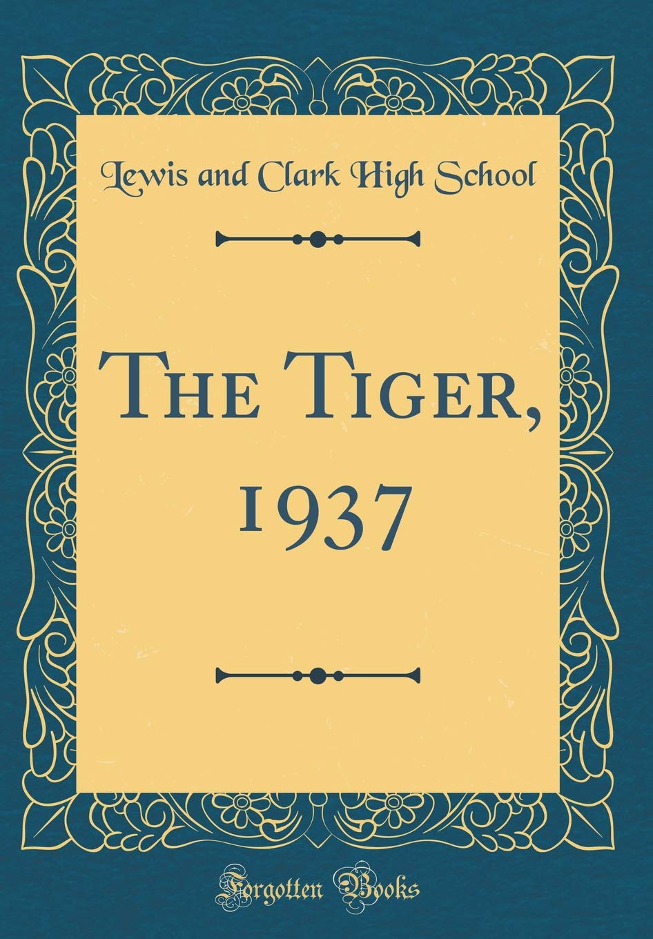 The Tiger, 1937 (Classic Reprint) Reference Books