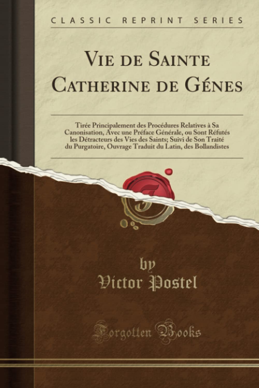Vie de Sainte Catherine de Génes (Classic Reprint) book
