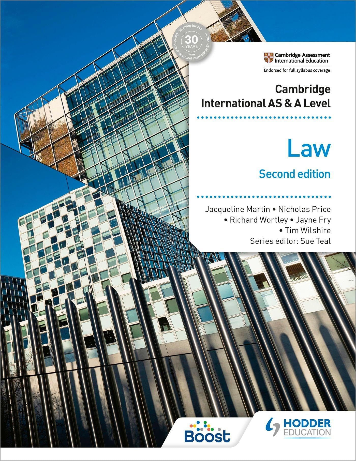 Cambridge International AS and A Level Law Second Edition: Hodder Education Group Law