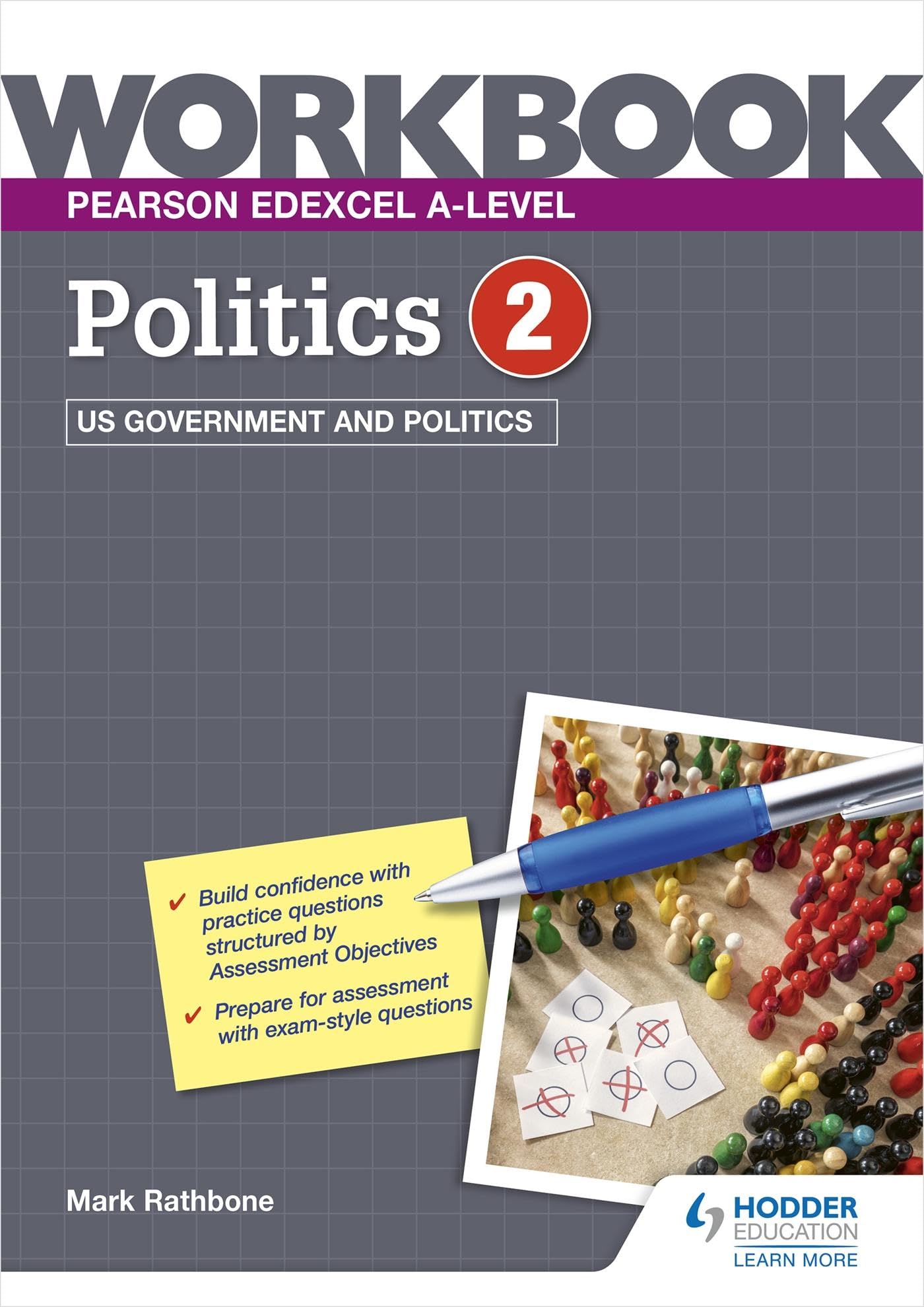 Pearson Edexcel A-level Politics Workbook 2: US Government and Politics Professional & Reference Books