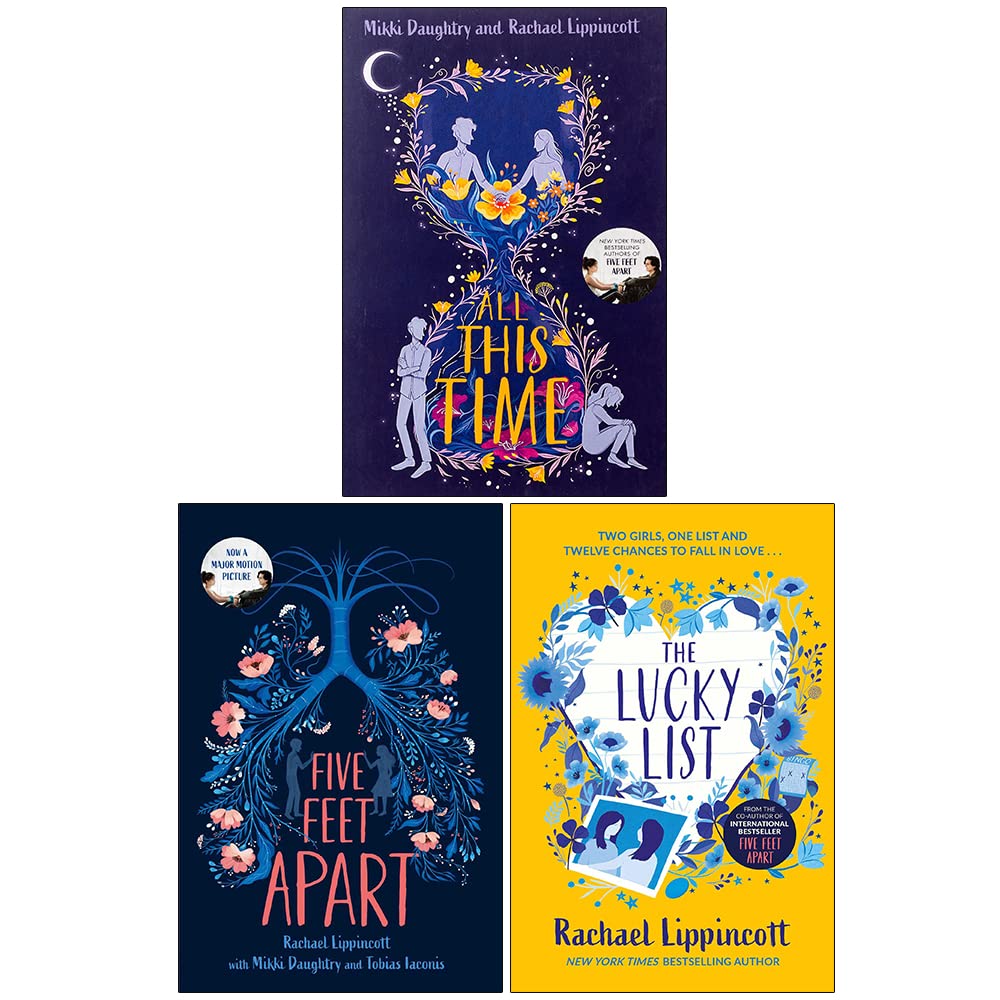 Rachael Lippincott 3 Books Collection Set (Five Feet Apart, All This Time & The Lucky List) Lifestyle