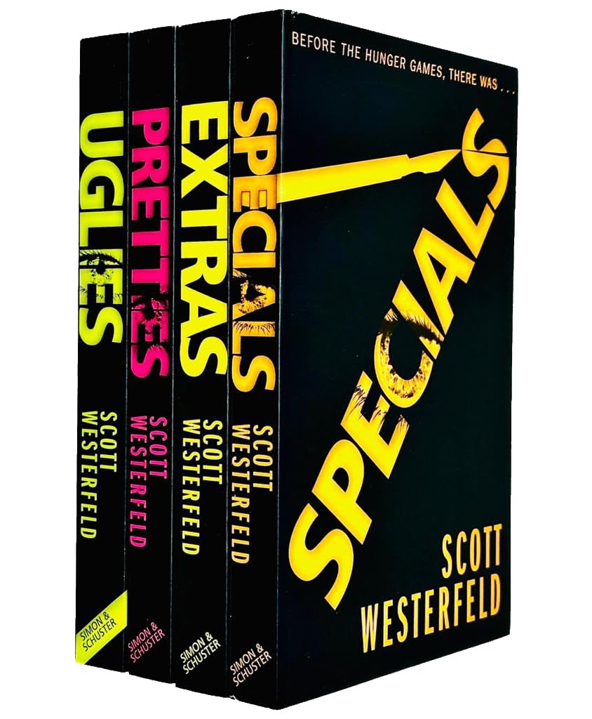 Uglies Series 4 Books Collection Set By Scott Westerfeld (Extras, Pretties, Specials & Uglies) Romance