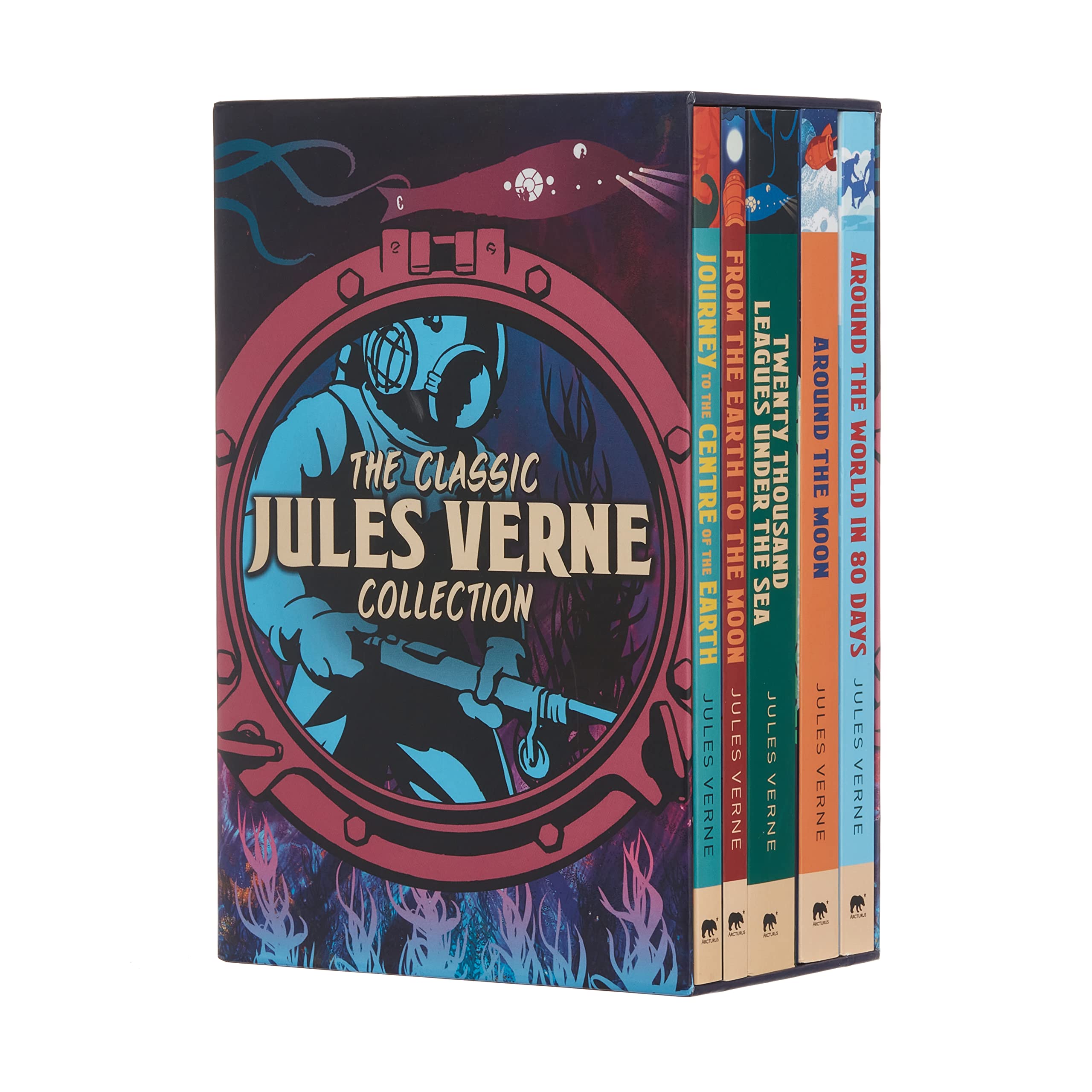The Classic Jules Verne Collection: 5-Book paperback boxed set (Arcturus Classic Collections) Classics