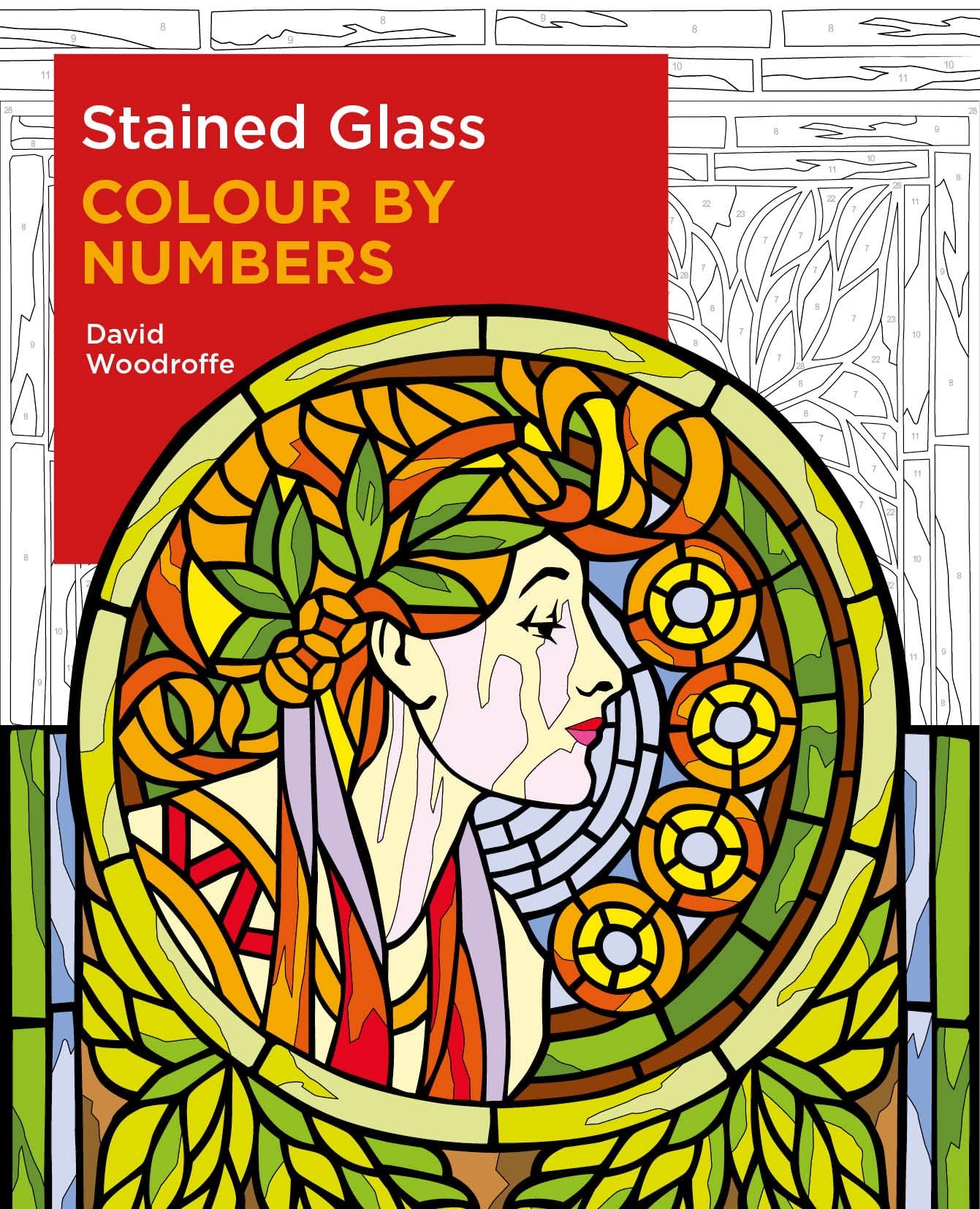 Stained Glass Colour by Numbers (Arcturus Colour by Numbers Collection) Film, Art & Culture