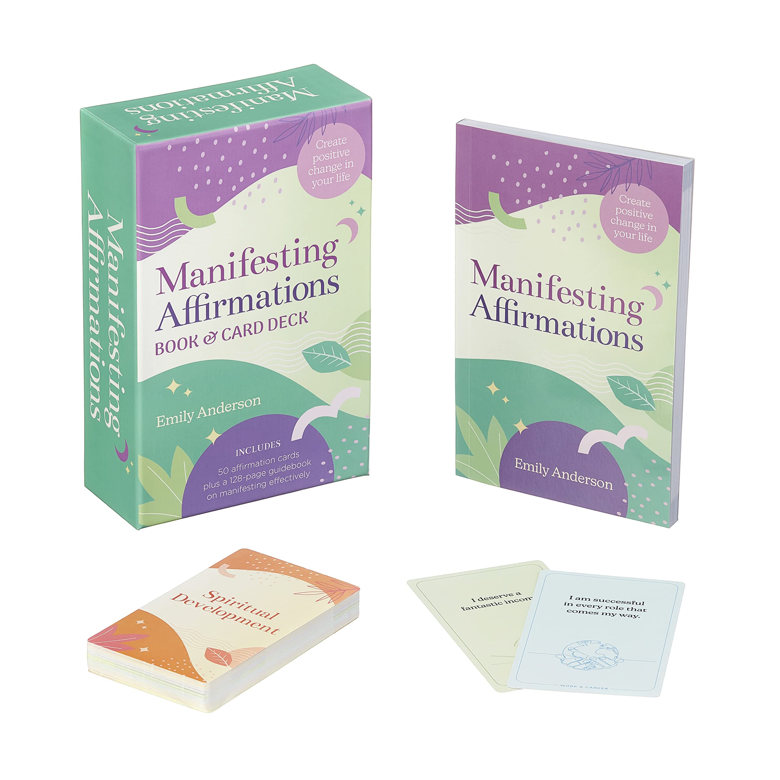 Manifesting Affirmations Book & Card Deck: Create Positive Change in Your Life. Includes 50 Affirmation Cards Plus a 128-Guidebook on Manifesting Effectively (Arcturus Oracle Kits) Business, Finance & Career