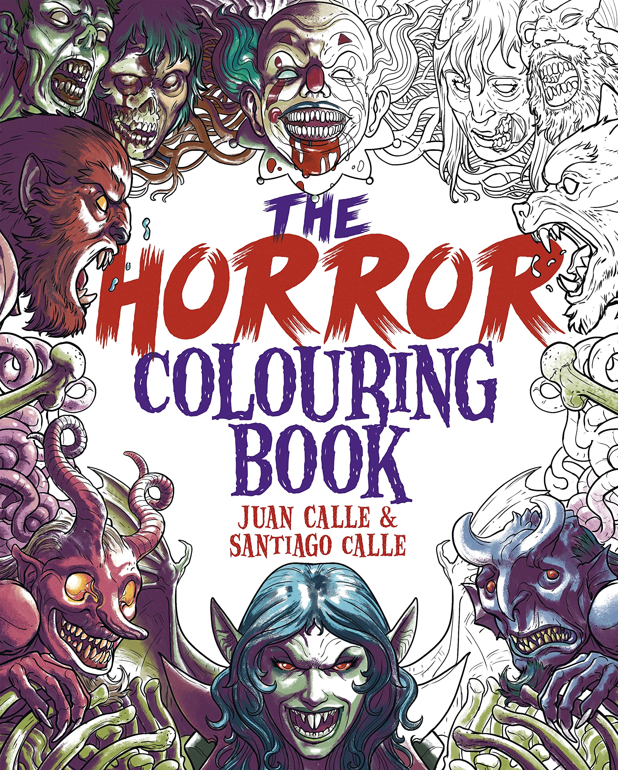 The Horror Colouring Book (Arcturus Horror Colouring) Horror & Mystery