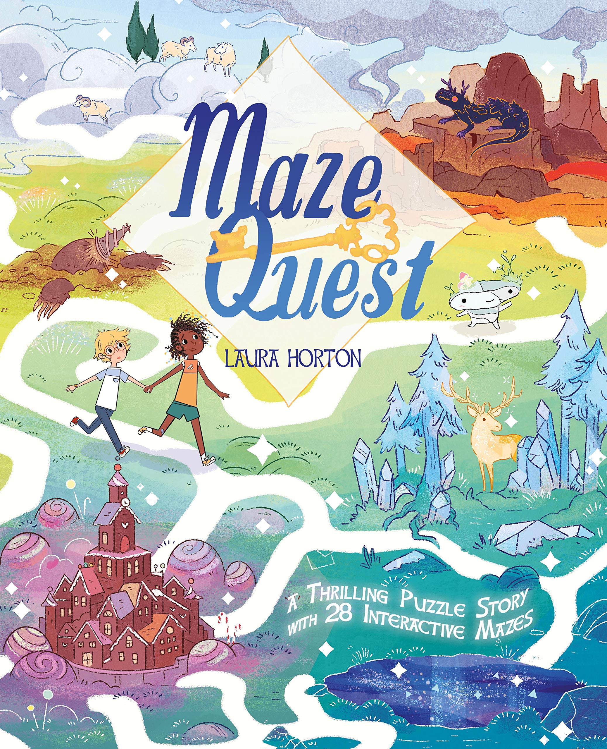 Maze Quest: A Thrilling Puzzle Story With 28 Interactive Mazes Tiptoi & Games