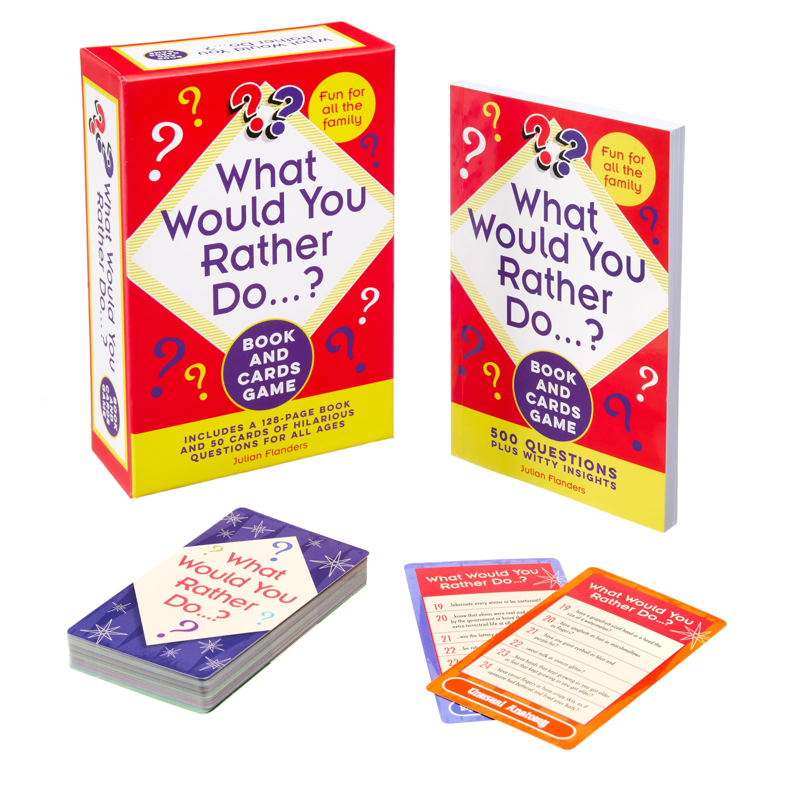 What Would You Rather Do..? Book and Cards Game Leisure & Fun