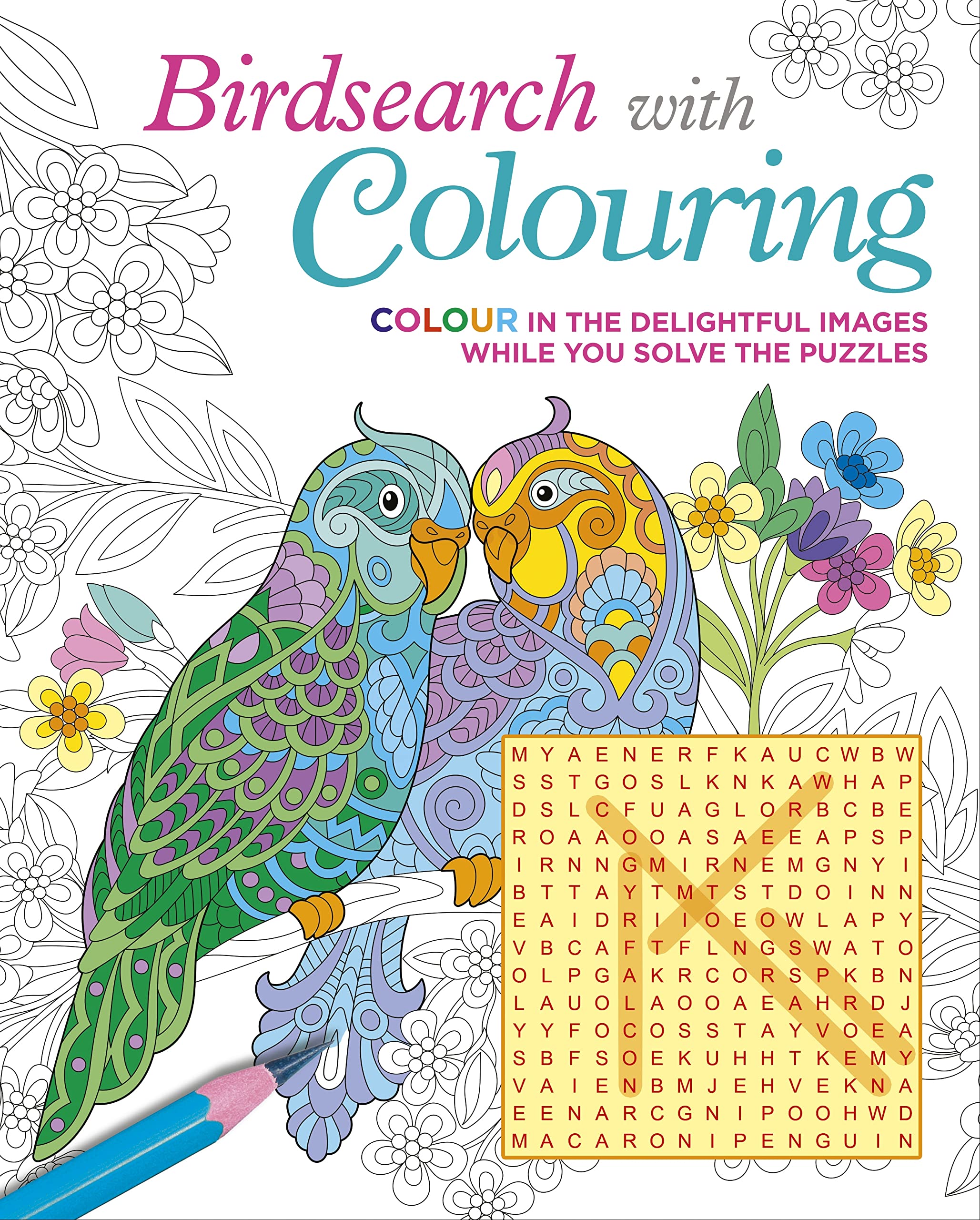 Birdsearch with Colouring: Colour in the Delightful Images while You Solve the Puzzles (Colour Your Wordsearch) Film, Art & Culture