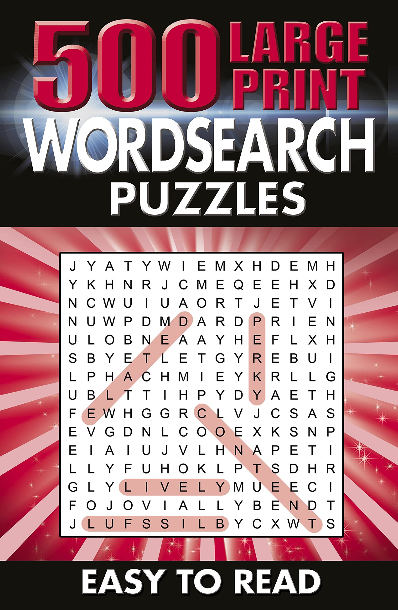 500 Large Print Wordsearch Puzzles: Easy to Read (Ultimate Puzzle Challenges) Leisure & Fun