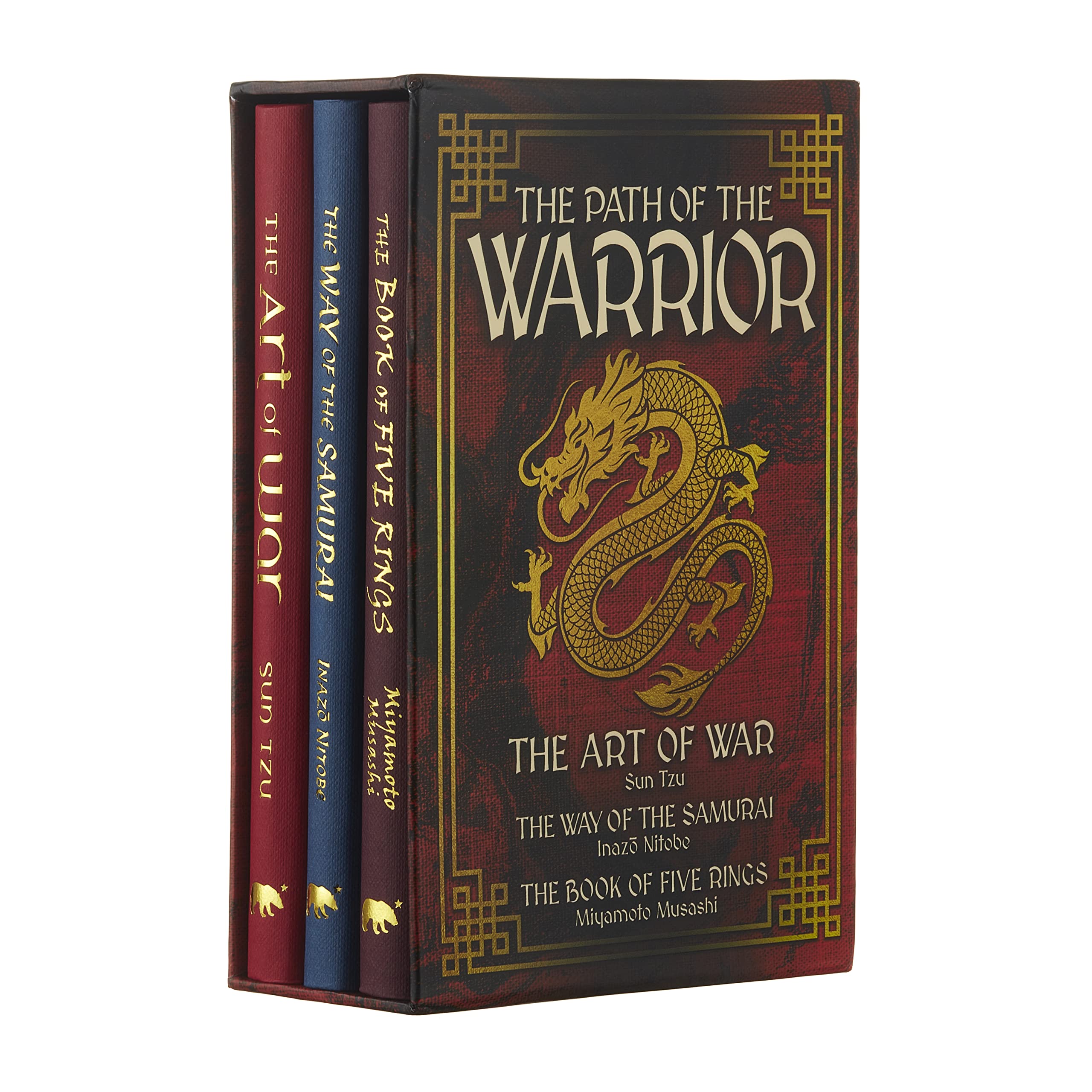 The Path of the Warrior Ornate Box Set: The Art of War, The Way of the Samurai, The Book of Five Rings Philosophy
