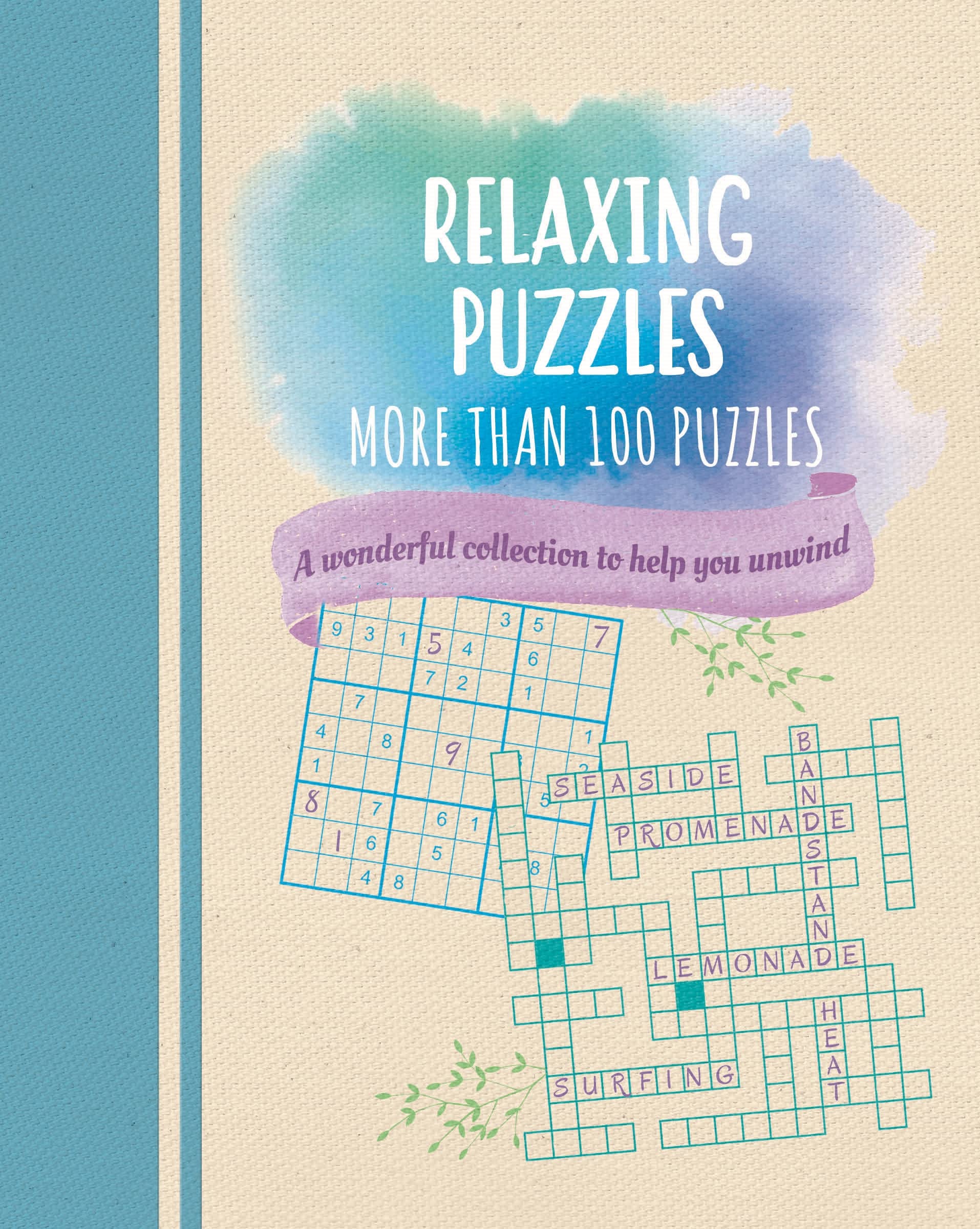 Relaxing Puzzles: A Wonderful Collection of More than 100 Puzzles to Help You Unwind (Colour Cloud Puzzles) Leisure & Fun