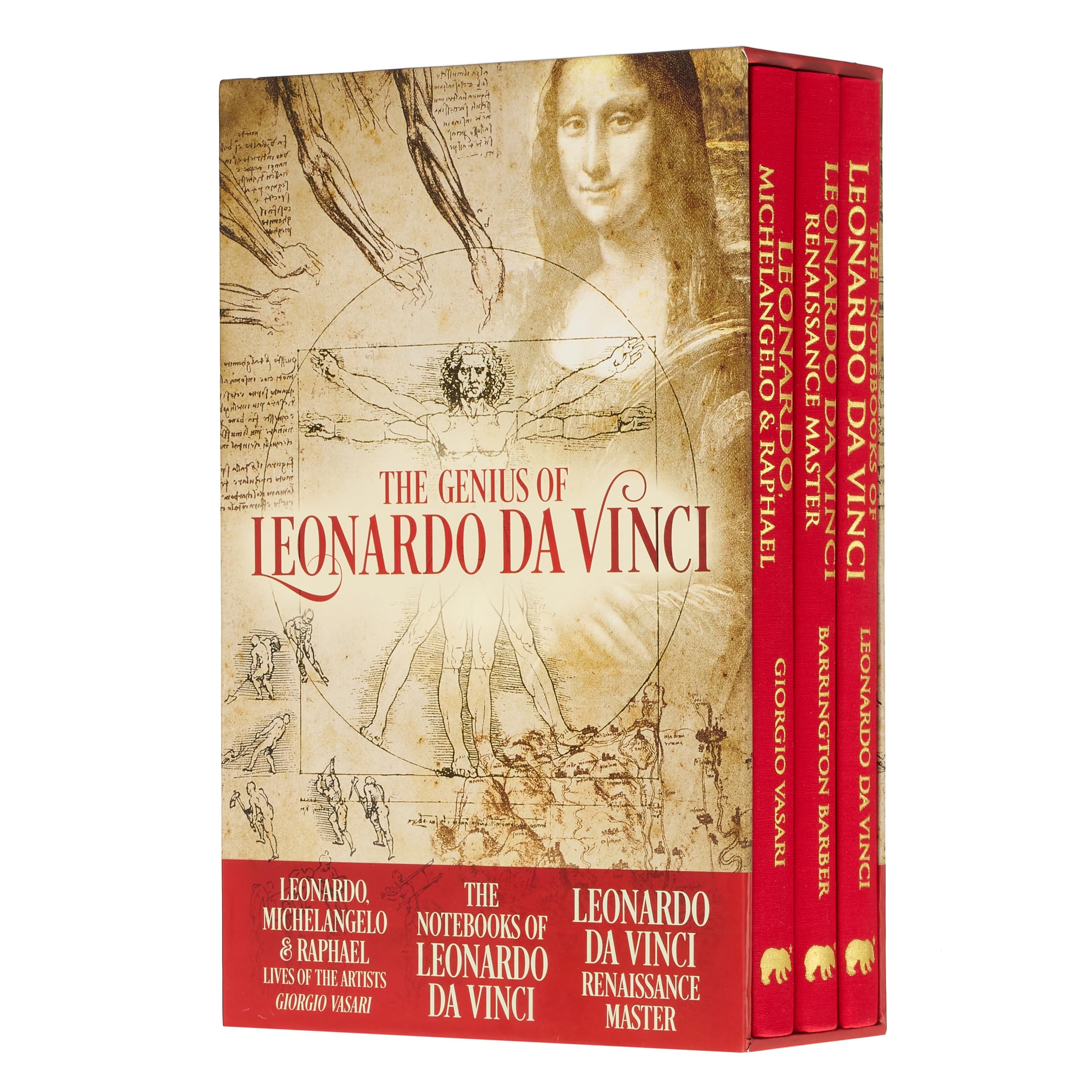 The Genius of Leonardo Da Vinci: Leonardo, Michelangelo, & Raphael: Lives of the Artists / the Notebooks of Leonardo Da Vinci / Leonardo Da Vinci: Renaissance Master Memories