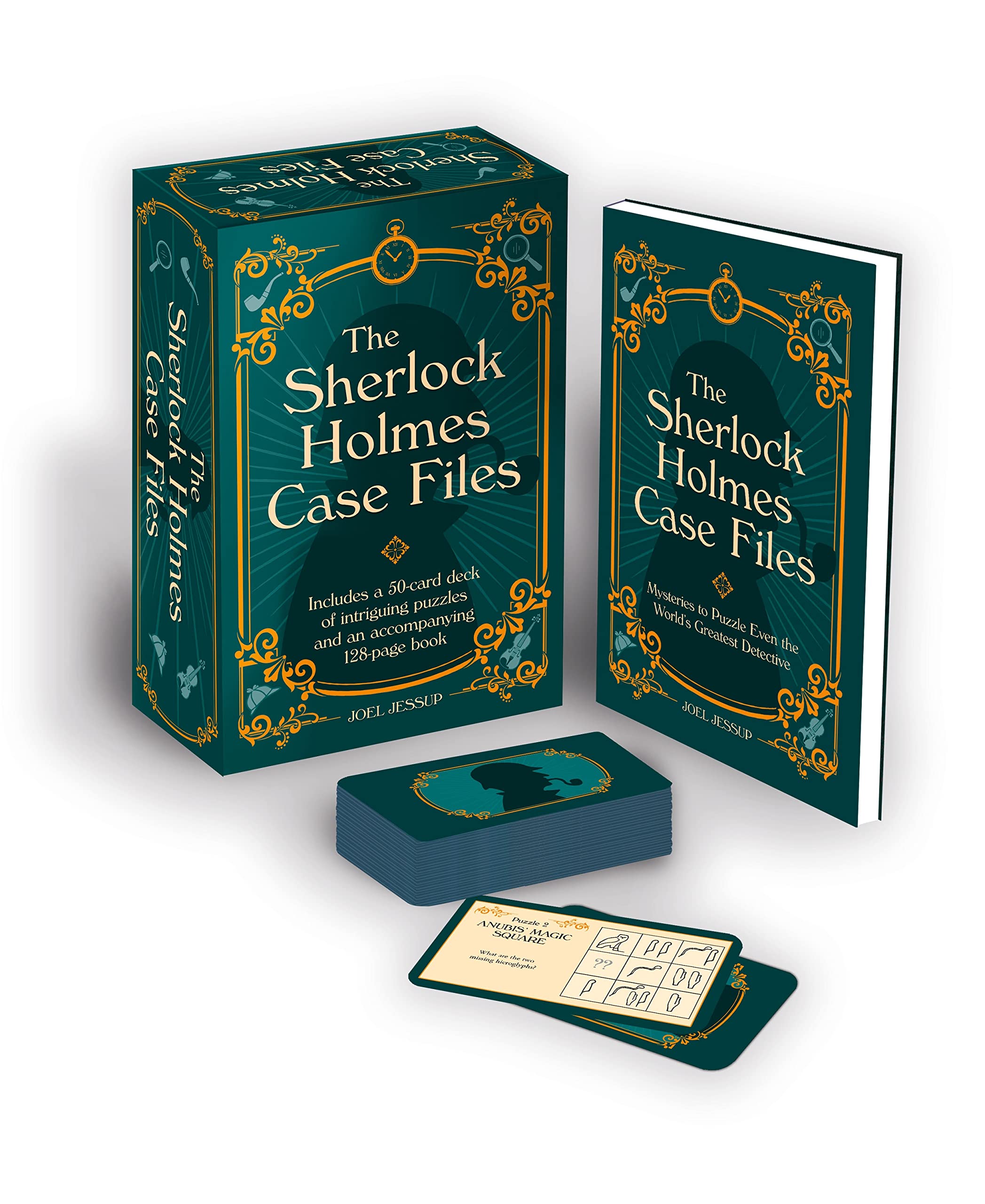 The Sherlock Holmes Case Files: Includes a 50-Card Deck of Absorbing Puzzles and an Accompanying 128-Page Book (Arcturus Leisure Kits) Leisure & Fun