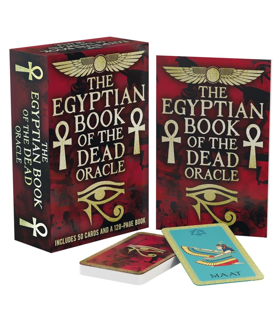 The Egyptian Book of the Dead Oracle: Includes 50 Cards and a 128-page Book (Arcturus Oracle Kits) Reference Books