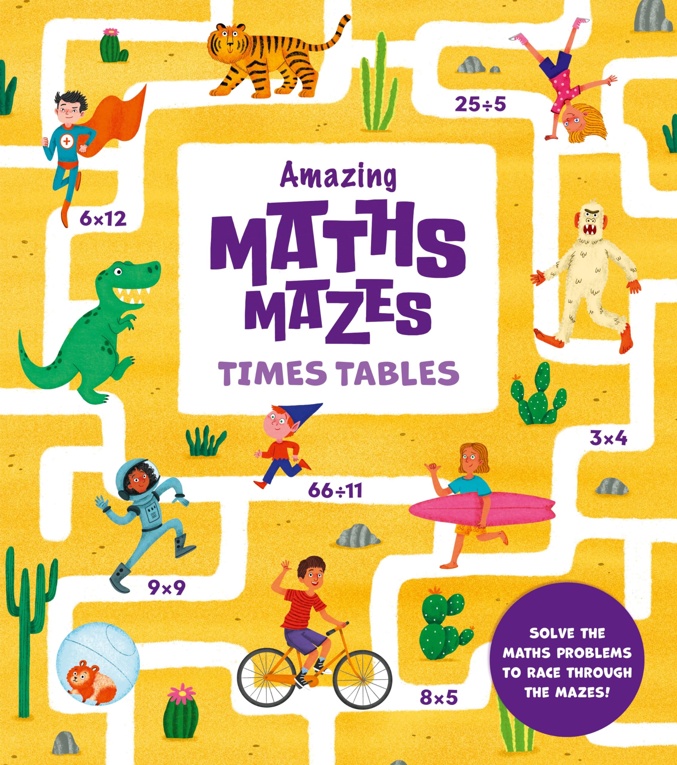 Amazing Maths Mazes: Times Tables: Solve the Maths Problems to Race Through the Mazes! Tiptoi & Games