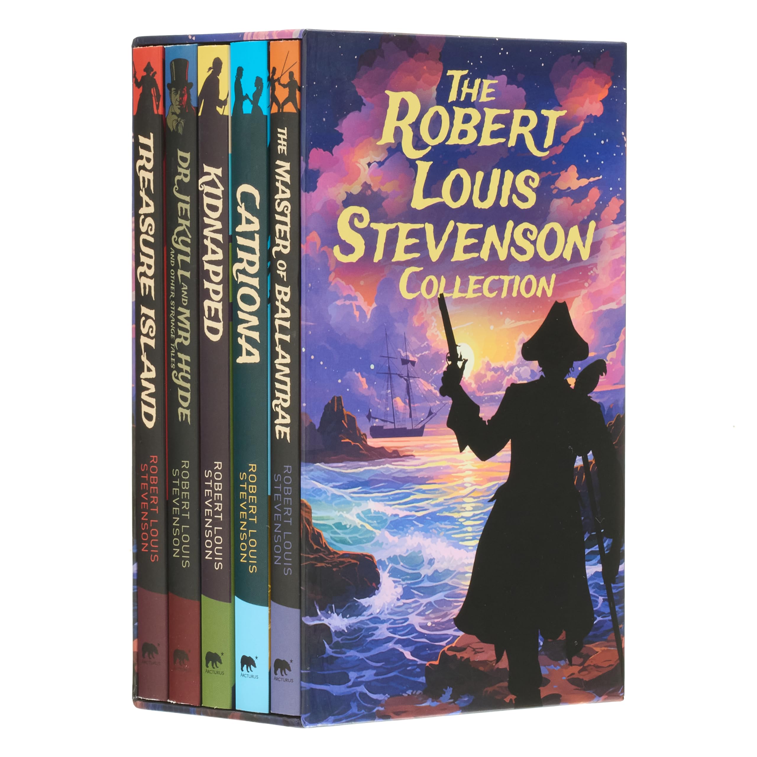 The Robert Louis Stevenson Collection: 5-Book Paperback Boxed Set (Arcturus Classic Collections) Classics