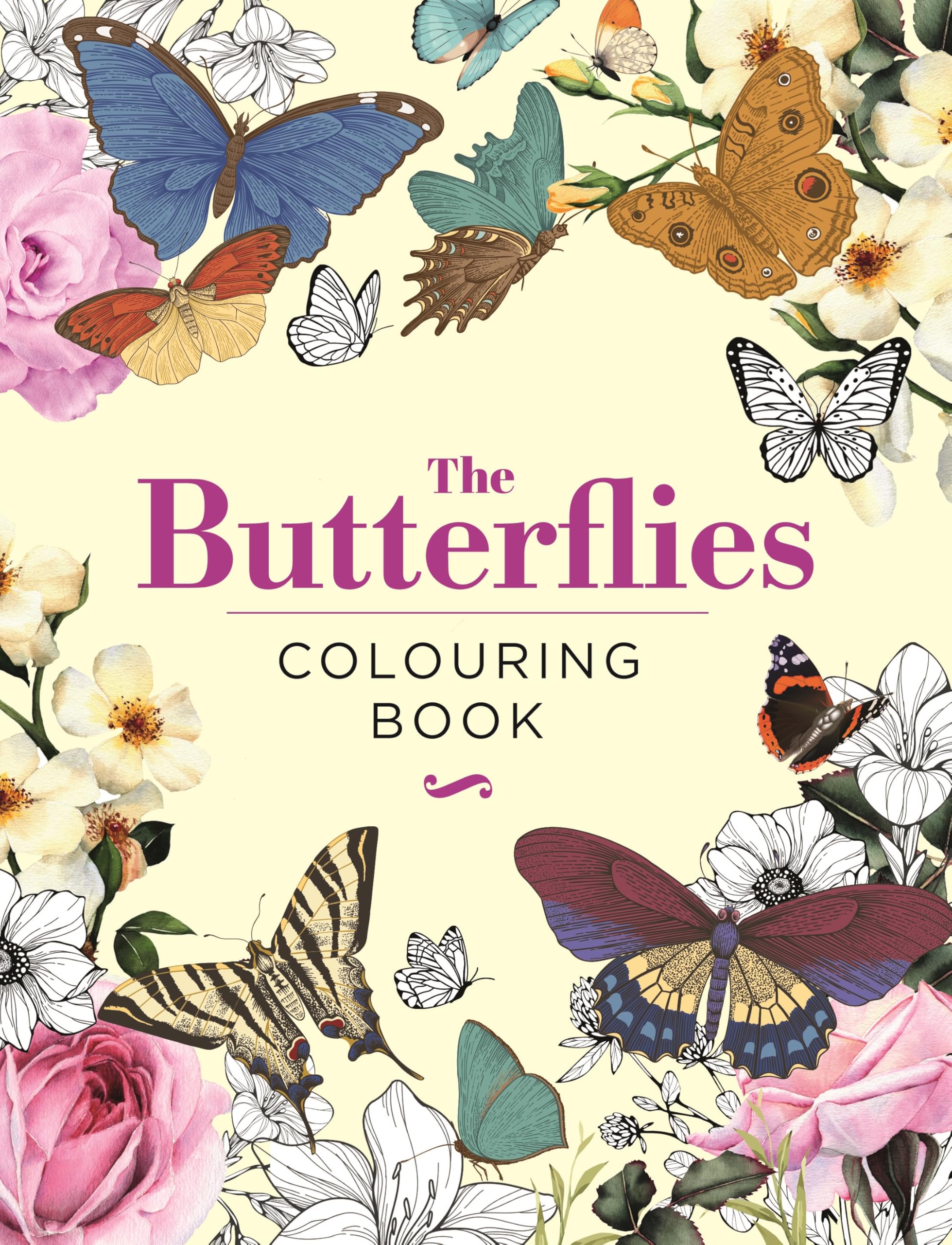 The Butterflies Colouring Book: Hardback Gift Edition (Hardback Vintage Colouring) Mathematics