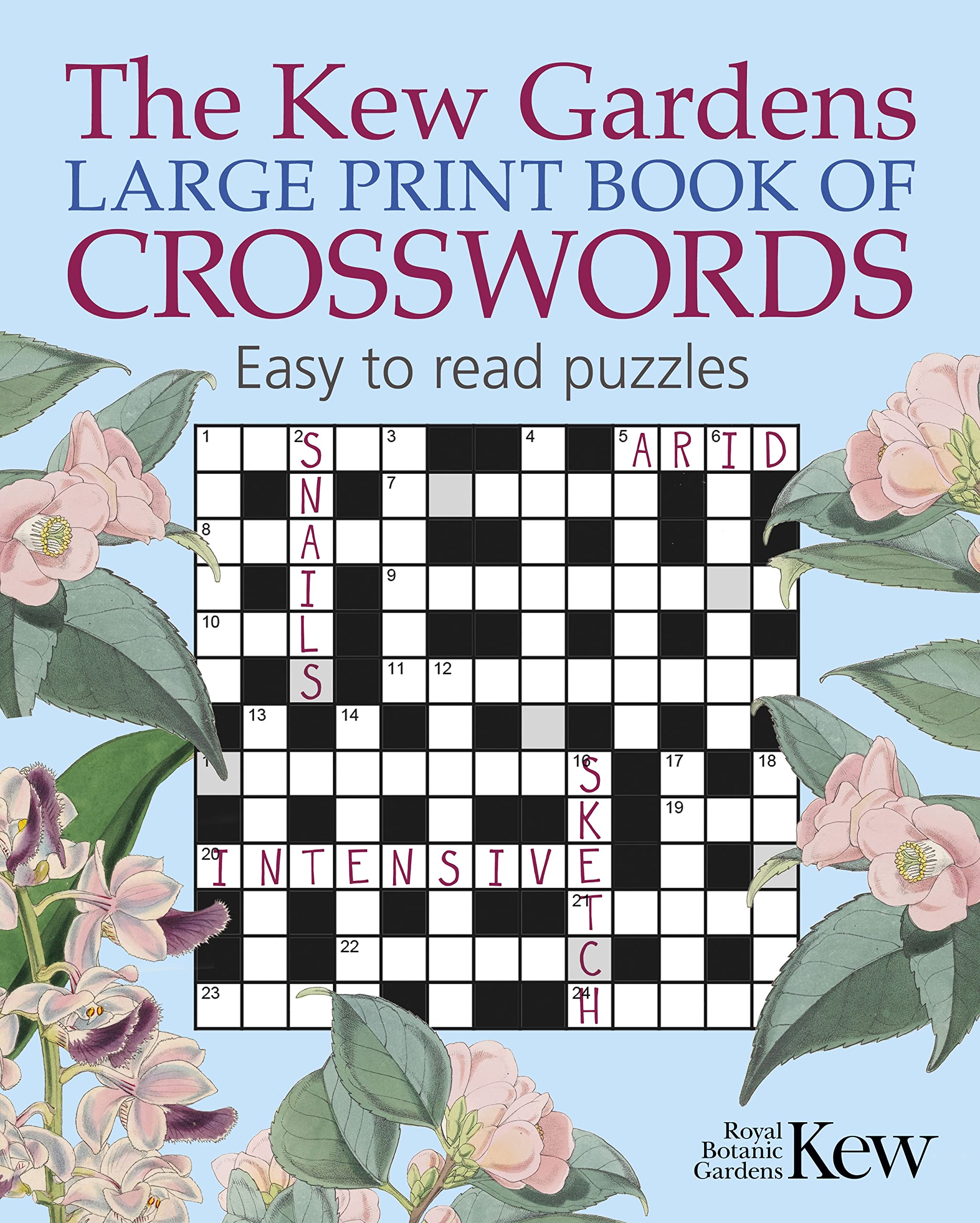 The Kew Gardens Large Print Book of Crosswords (Kew Gardens Arts & Activities) Leisure & Fun