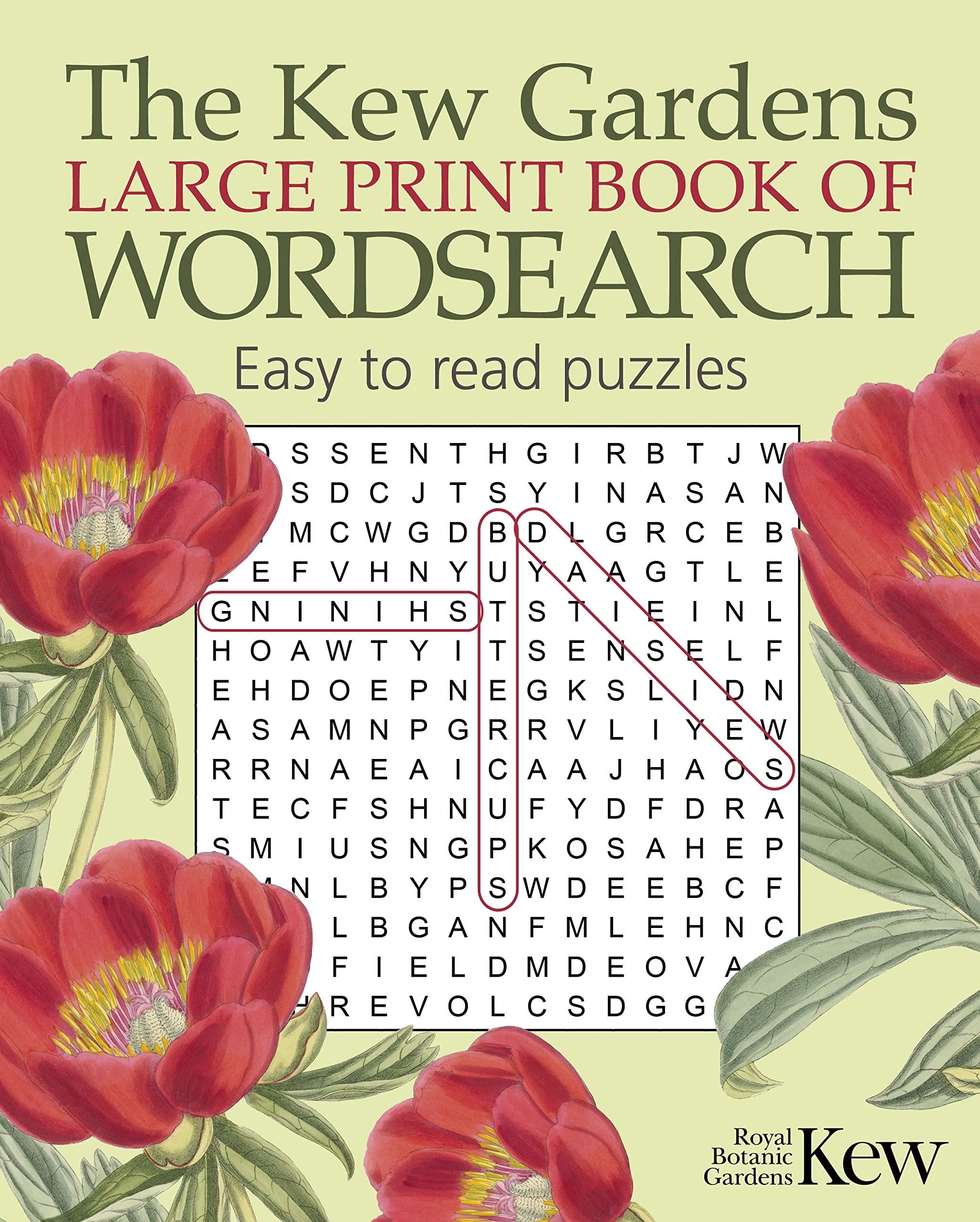 The Kew Gardens Large Print Book of Wordsearch (Kew Gardens Arts & Activities) Leisure & Fun