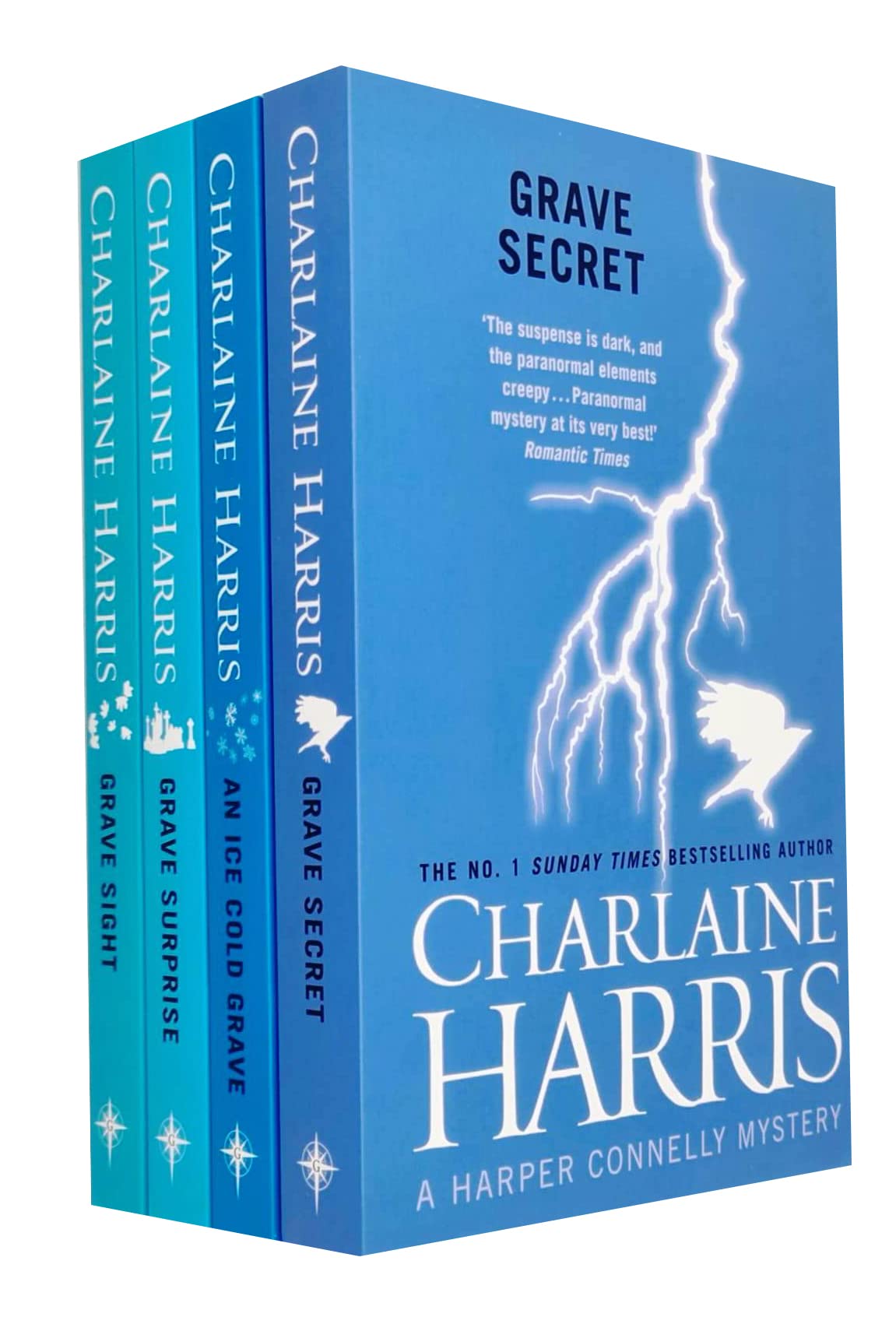 Harper Connelly Series Books 1–4 Collection Set von Charlaine Harris (Grave Sight, Grave Surprise, An Ice Cold Grave & Grave Secret) Non-fiction