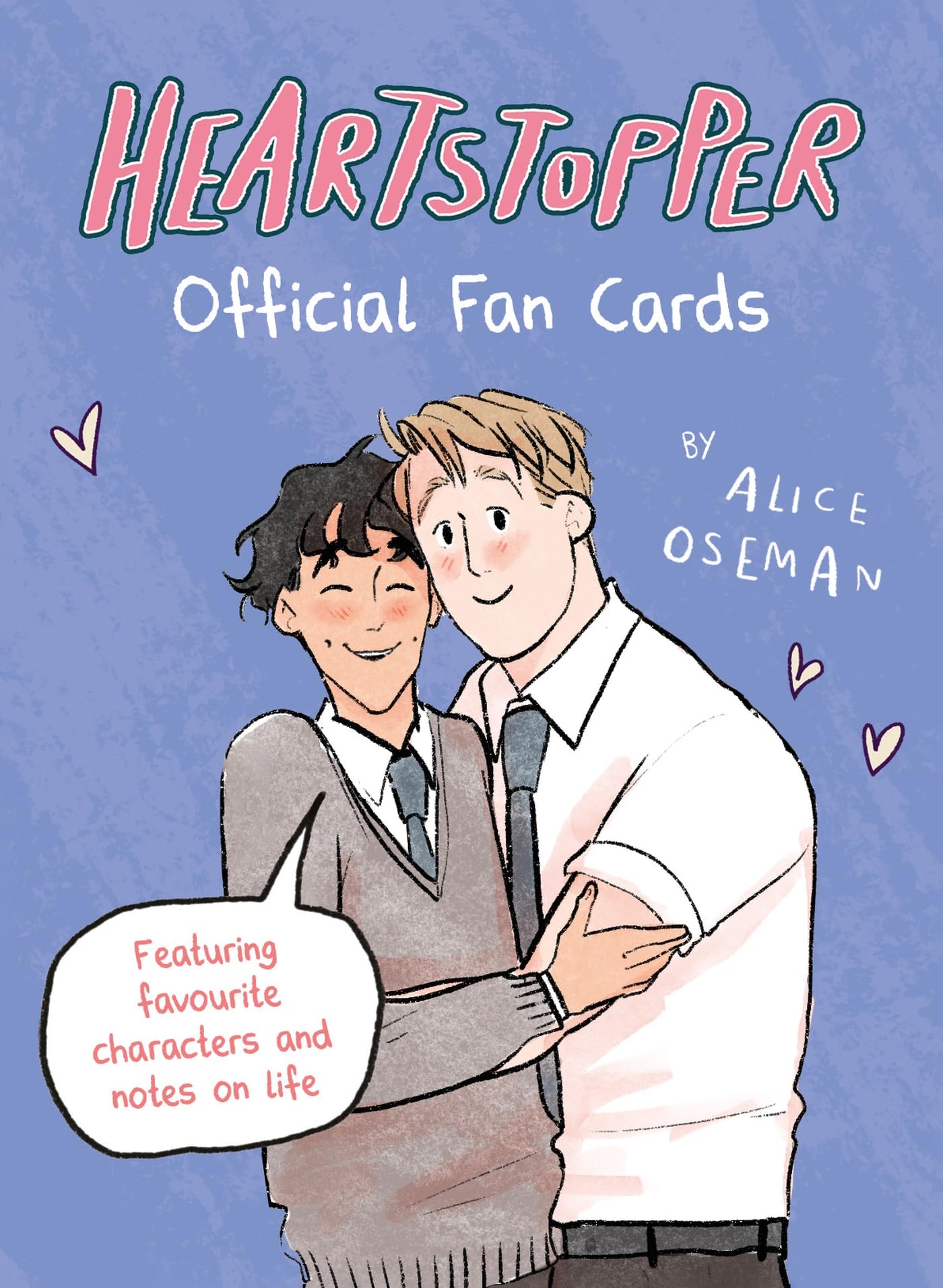 Heartstopper Official Fan Cards Manga