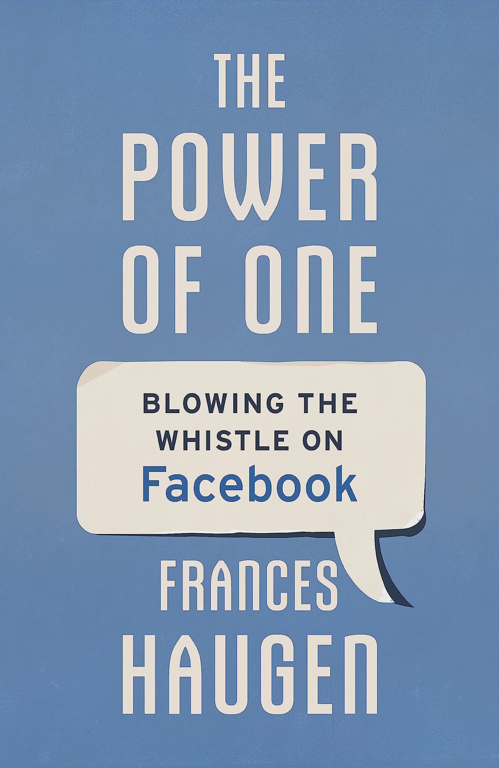 The Power of One: Blowing the Whistle on Facebook Books