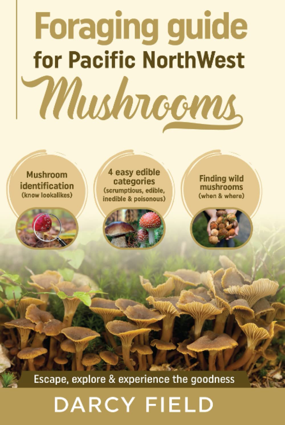 Foraging Guide for Pacific Northwest Mushrooms: Mushroom Identification (know lookalikes) 4 easy edible categories (scrumptious, edible, inedible & poisonous) Find wild mushrooms (when & where) Mathematics