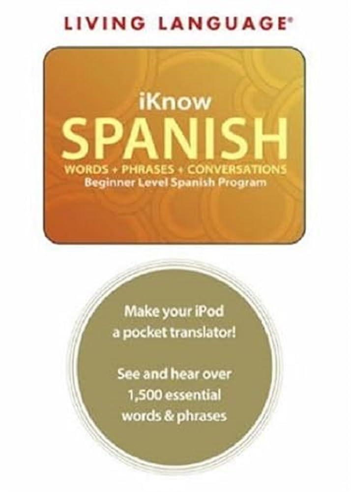 Living Language iKnow Spanish Foreign Languages ​​& Dictionaries