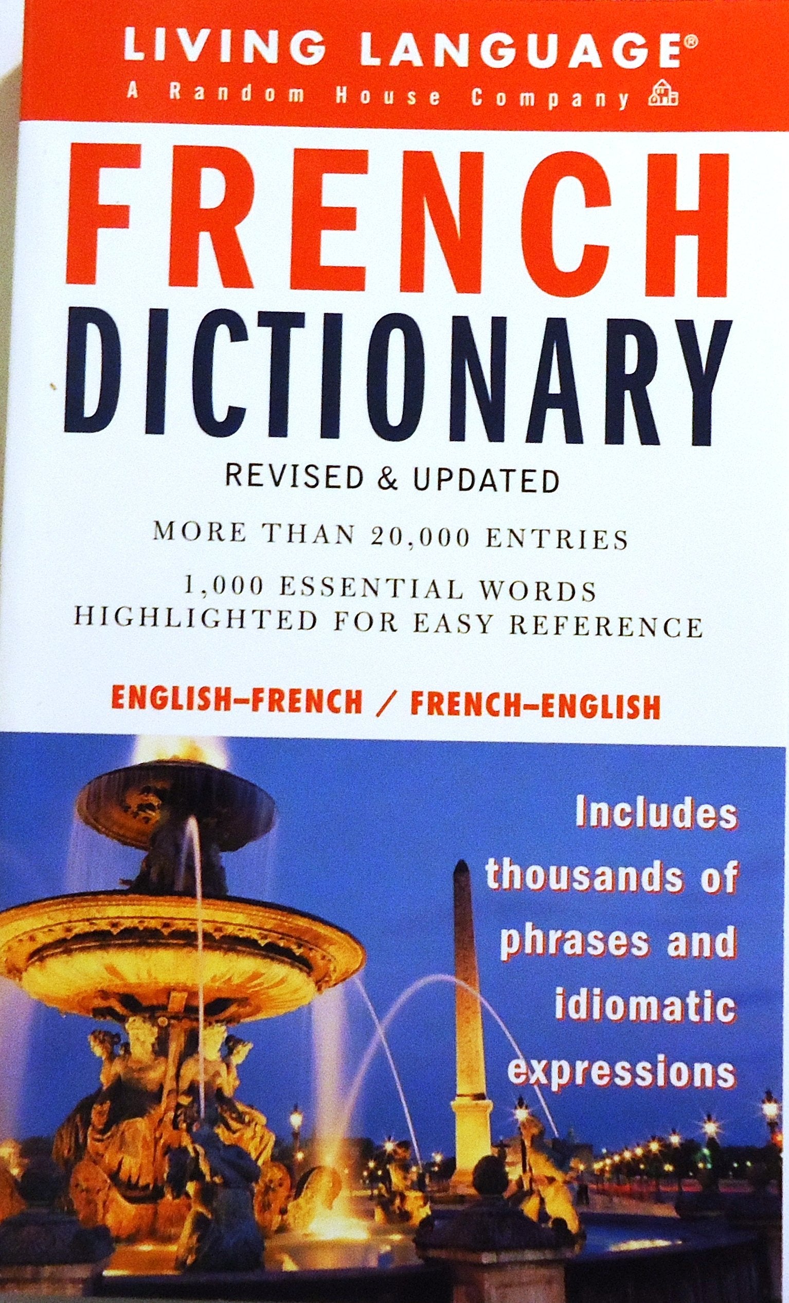 Living Language French Dictionary: French-English/English-French (Living Language Dictionaries) Foreign Languages ​​& Dictionaries