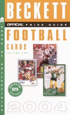 The Official Beckett Price Guide to Football Cards 2004, 23rd edition Hobbies & Crafts
