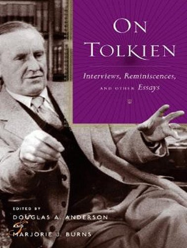 On Tolkien: Interviews, Reminiscences, and Other Essays Contemporary literature