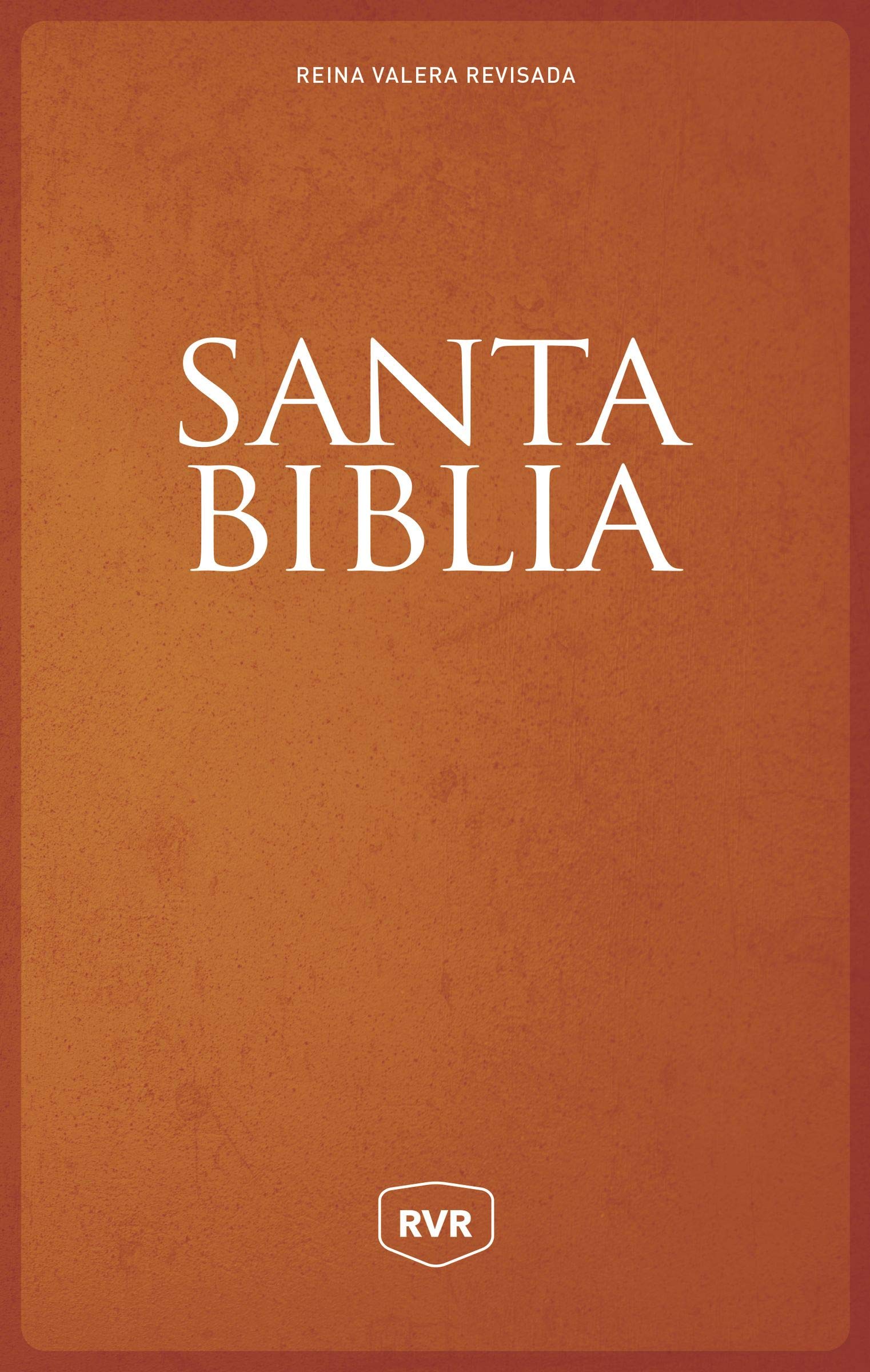 Santa Biblia Reina Valera Revisada RVR, Letra Grande, Tamaño Manual, Letra Roja, Tapa Dura book