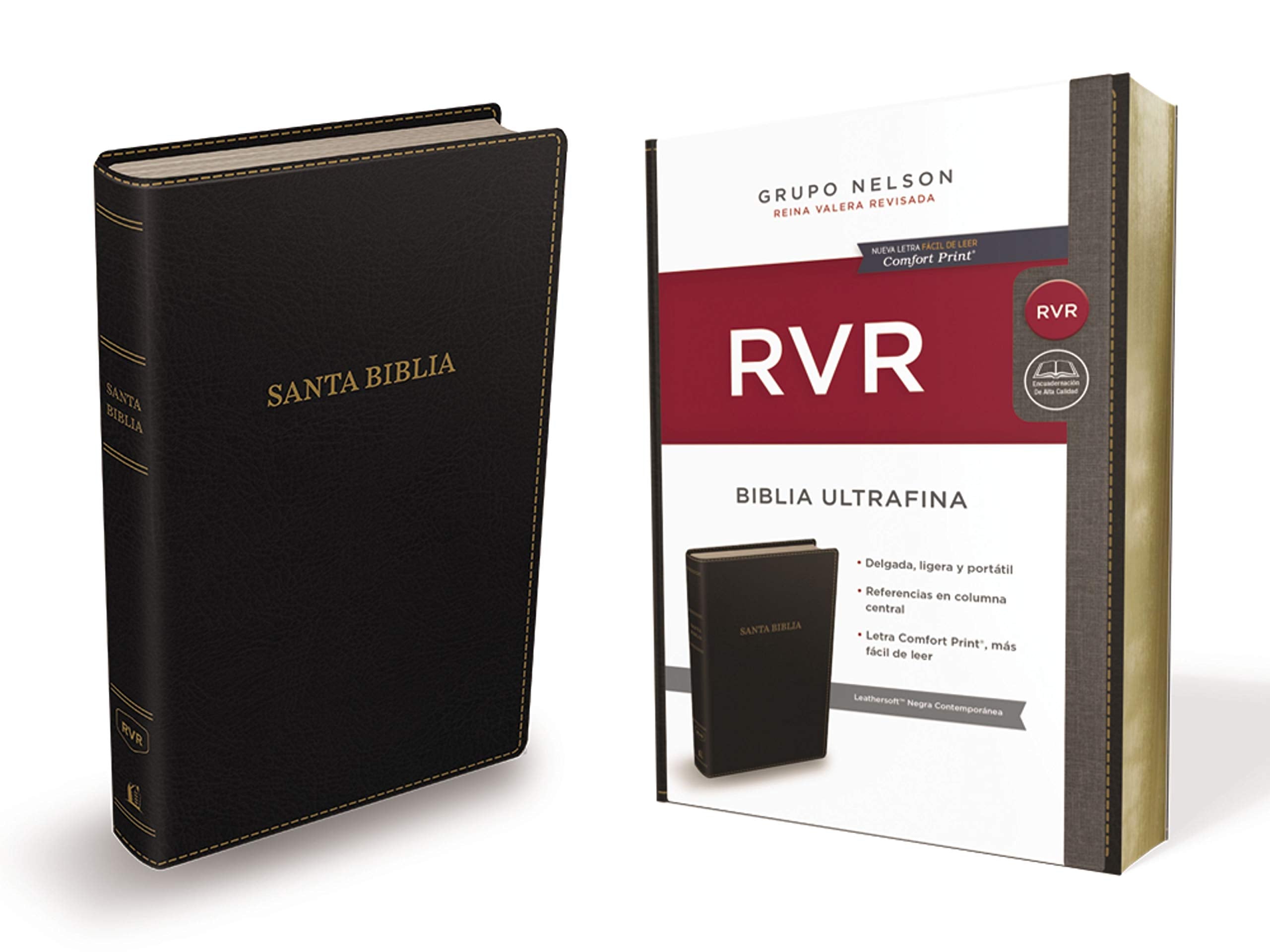 Santa Biblia Reina Valera Revisada (Rvr) Ultrafina, Negra Contemporánea Religion & Esotericism