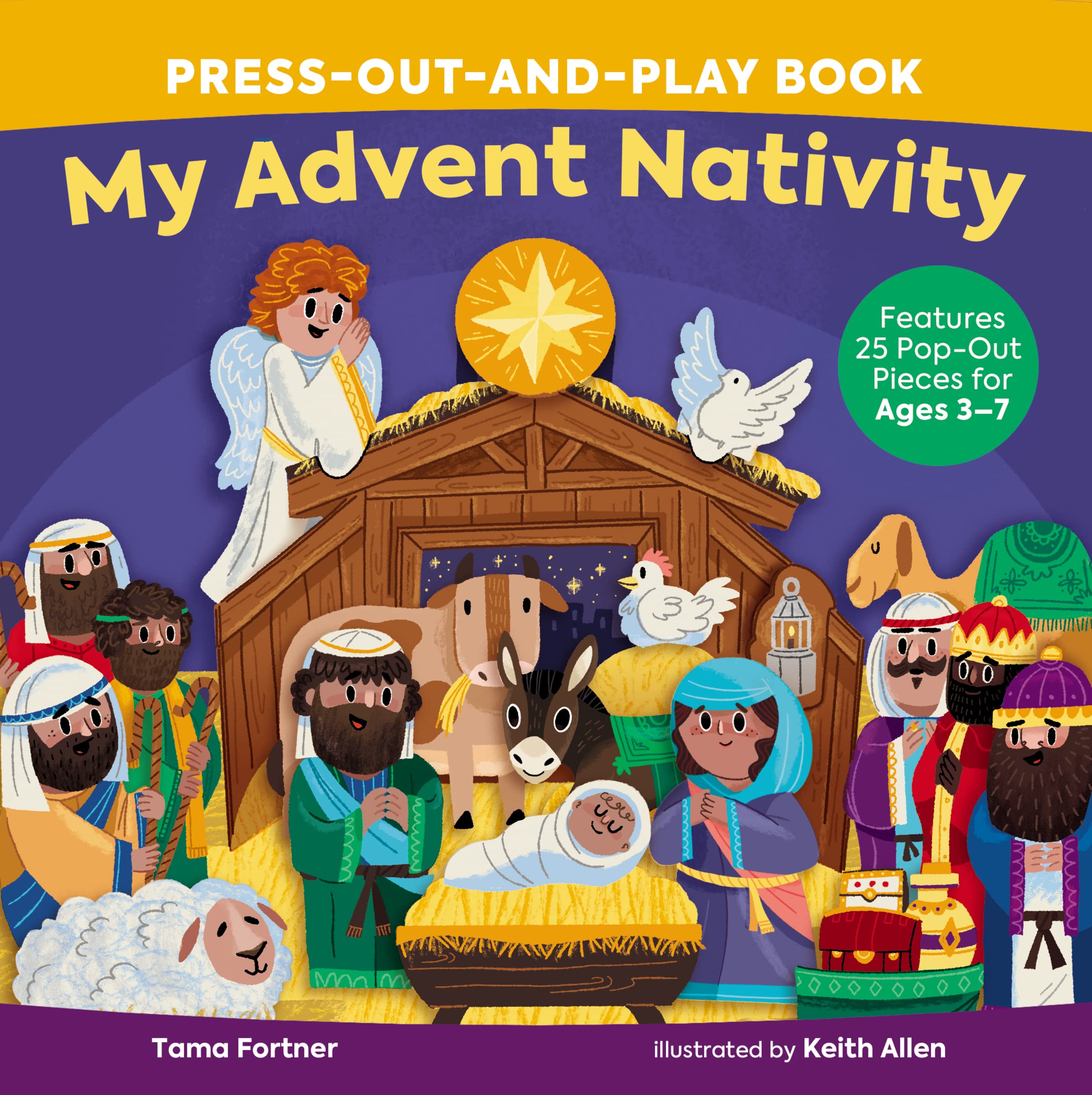 My Advent Nativity Press-Out-and-Play Book: Features 25 Pop-Out Pieces for Ages 3–7 Non-fiction