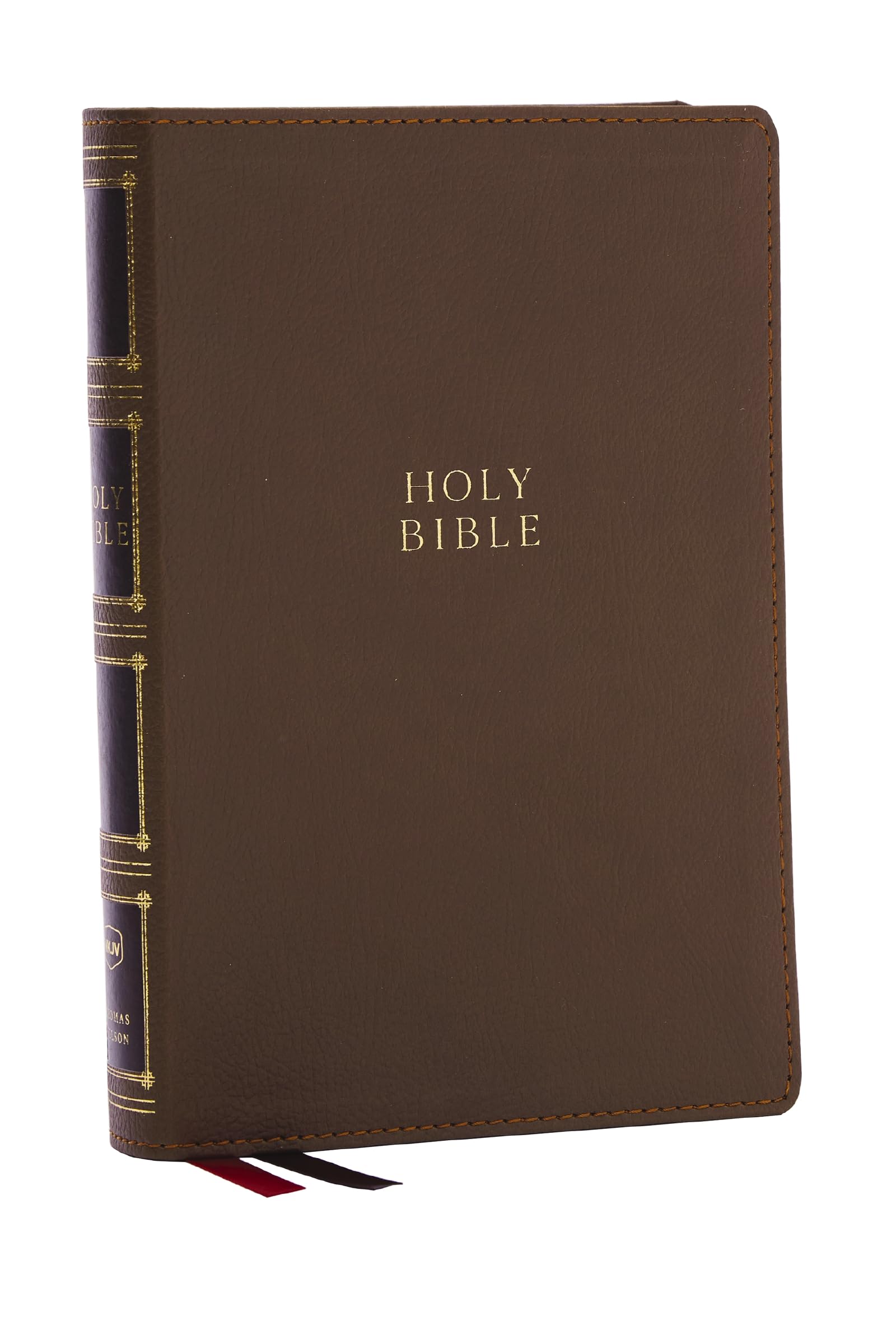 NKJV, Compact Center-Column Reference Bible, Brown Leathersoft, Red Letter, Comfort Print: New King James Version, Brown, Leathersoft, Compact Center-Column Reference, Red Letter, Comfort Print Religion & Esotericism