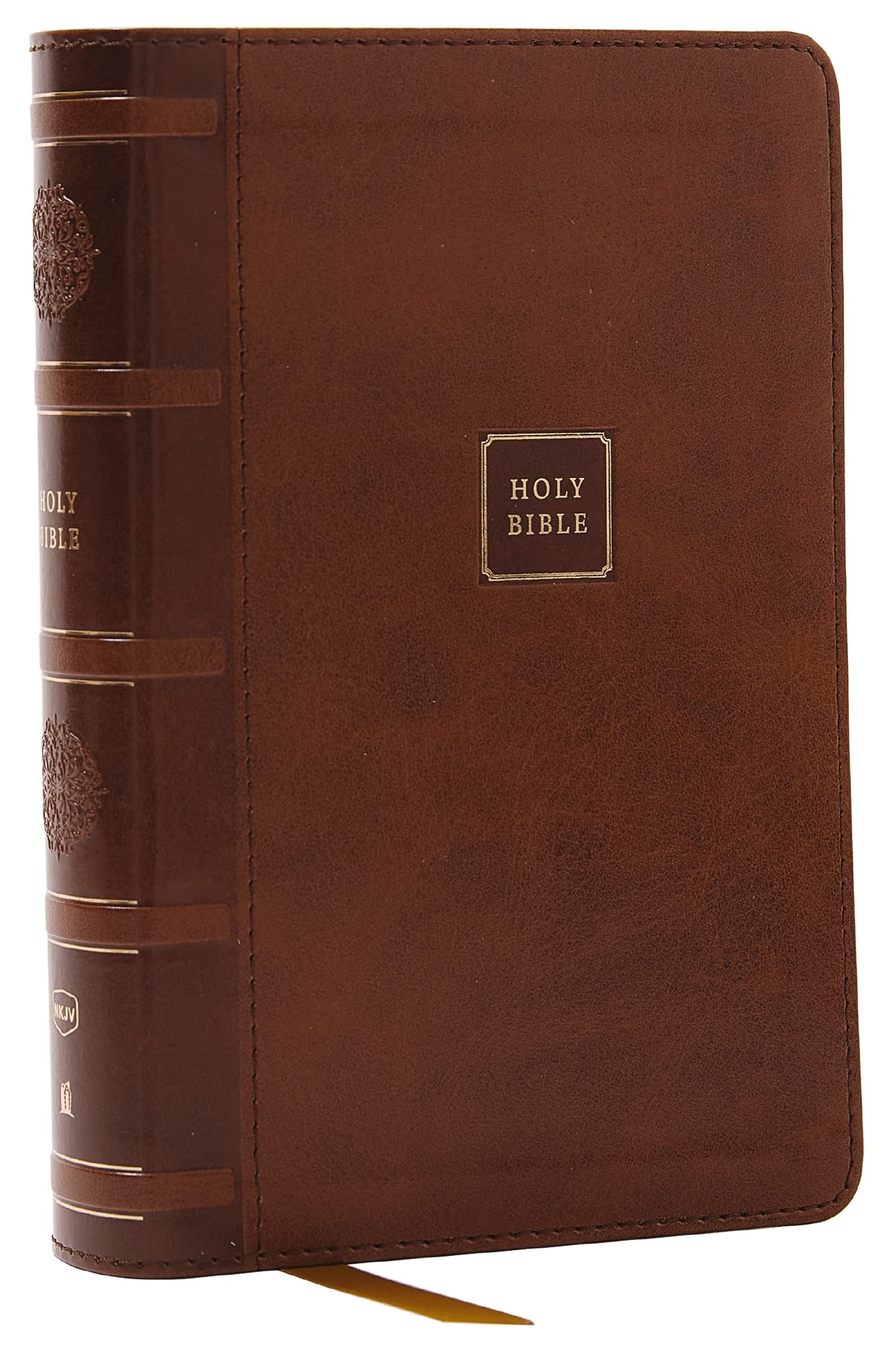 NKJV Compact Paragraph-Style Bible w/ 43,000 Cross References, Brown Leathersoft, Red Letter, Comfort Print: Holy Bible, New King James Version: Holy Bible, New King James Version Religion & Esotericism