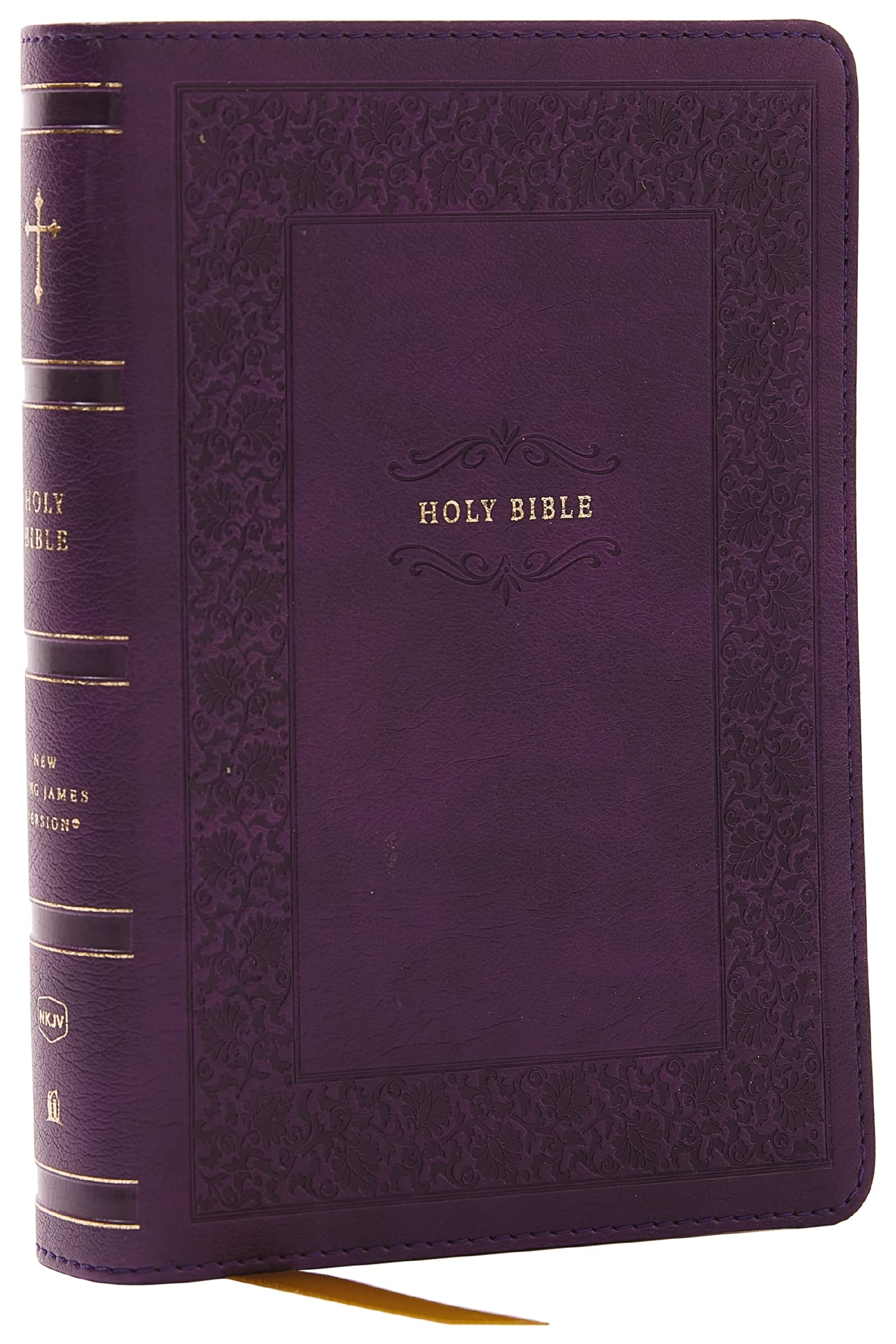 NKJV Compact Paragraph-Style Bible w/ 43,000 Cross References, Purple Leathersoft, Red Letter, Comfort Print: Holy Bible, New King James Version: Holy Bible, New King James Version Social Sciences