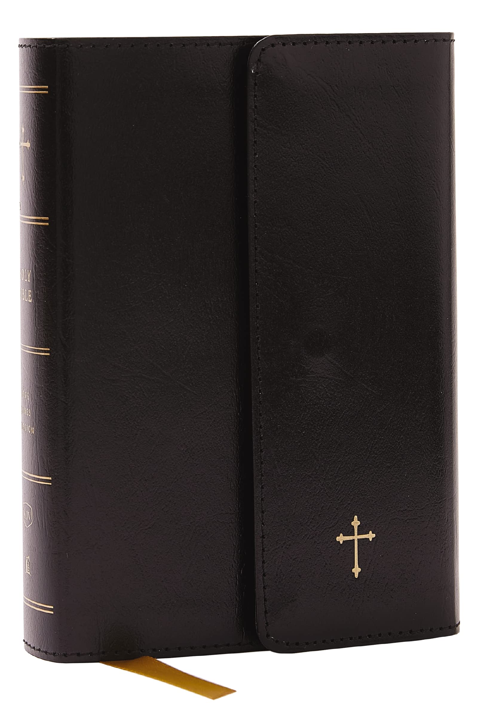KJV Holy Bible: Compact with 43,000 Cross References, Black Leatherflex with flap, Red Letter, Comfort Print: King James Version: Holy Bible, King James Version Politics & Society