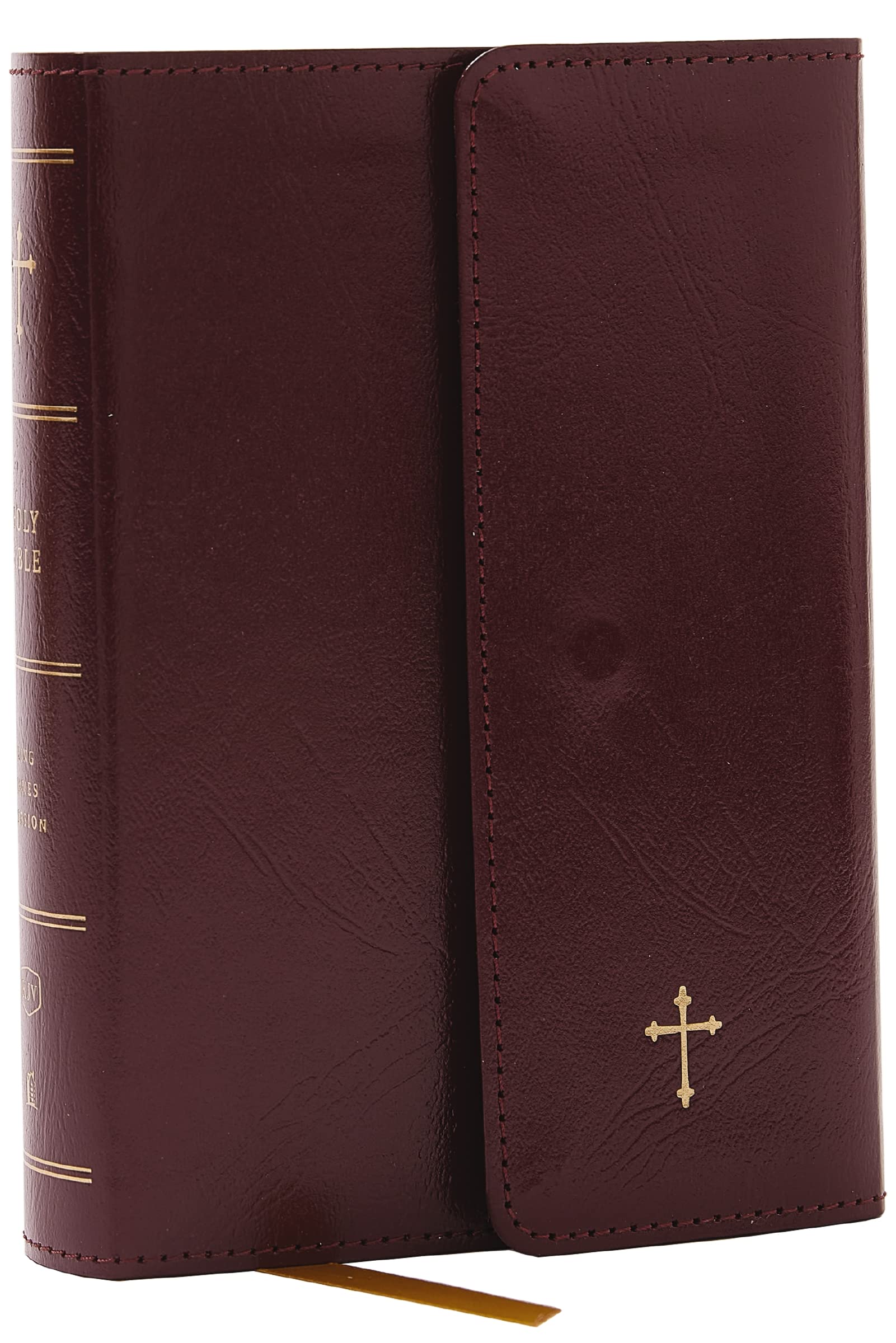 KJV Holy Bible: Compact with 43,000 Cross References, Burgundy Leatherflex with flap, Red Letter, Comfort Print: King James Version: Holy Bible, King James Version Social Sciences